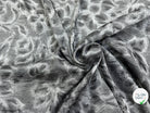JACQUARD MOTIFS FLORAUX GRIS ET NOIR - My Little Coupon