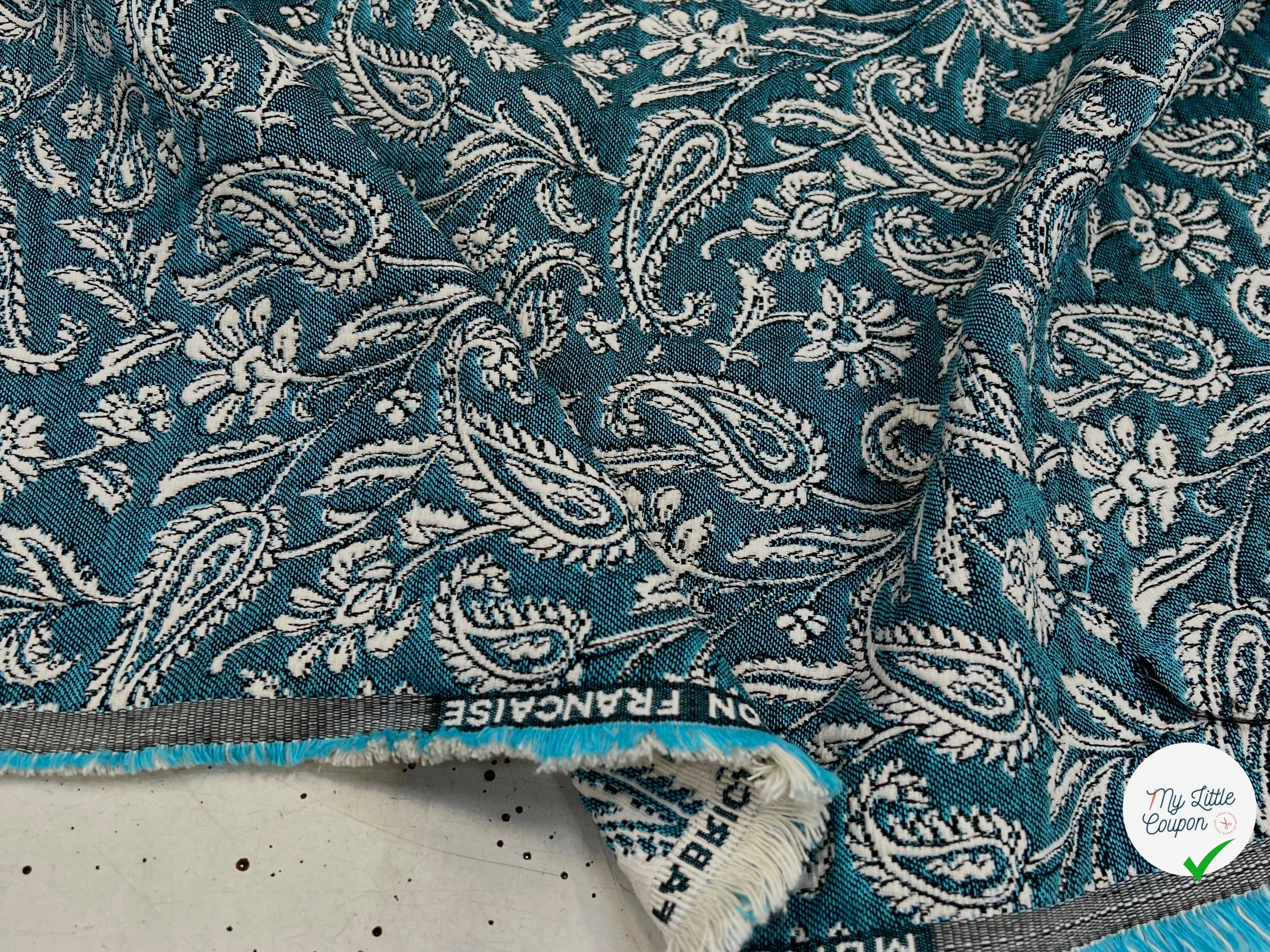 JACQUARD MUMBAI ALLOVER JADE 140 CM - My Little Coupon