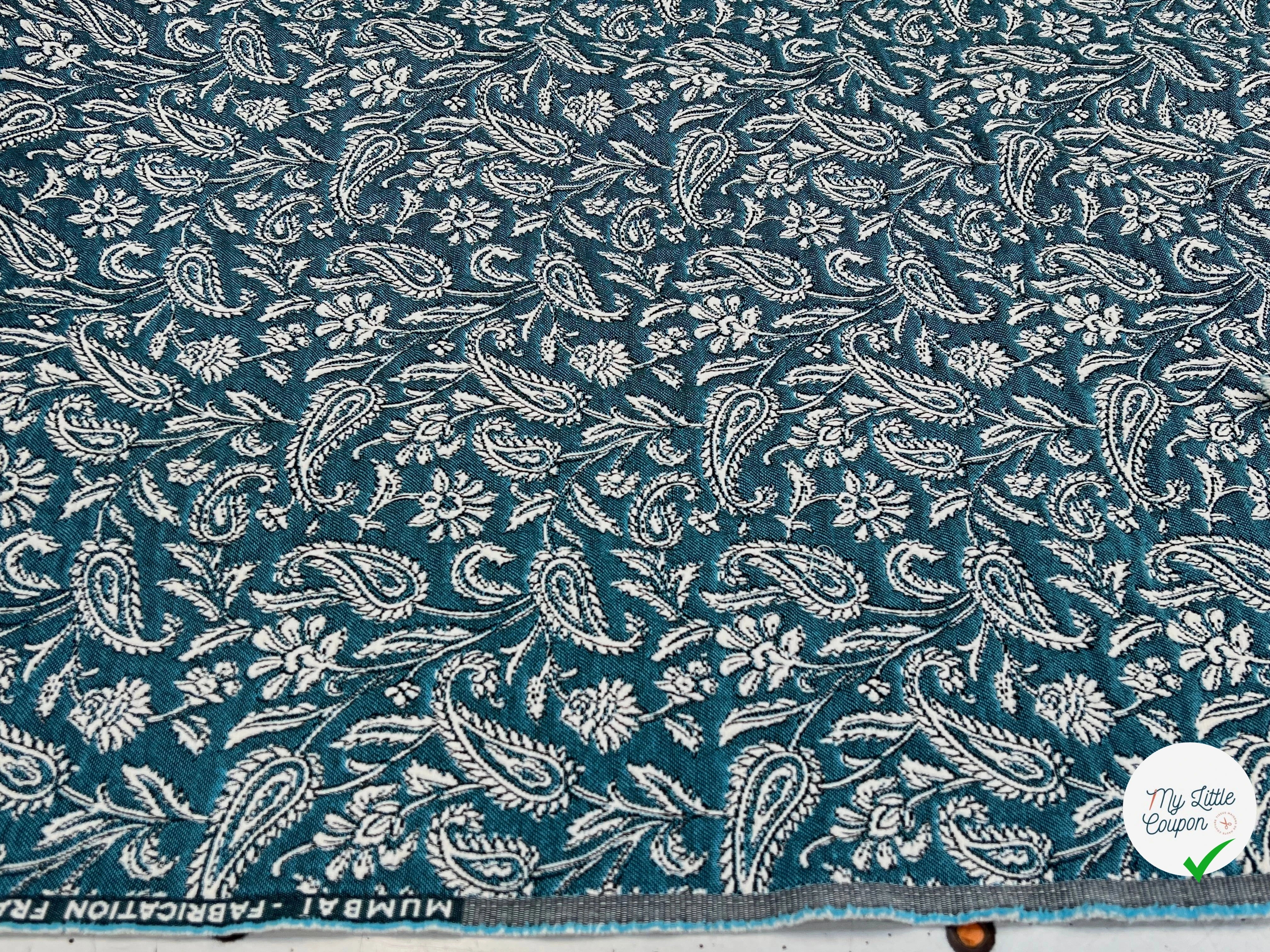JACQUARD MUMBAI ALLOVER JADE 140 CM - My Little Coupon