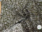 JACQUARD MUMBAI ALLOVER KAKI 140 CM - My Little Coupon