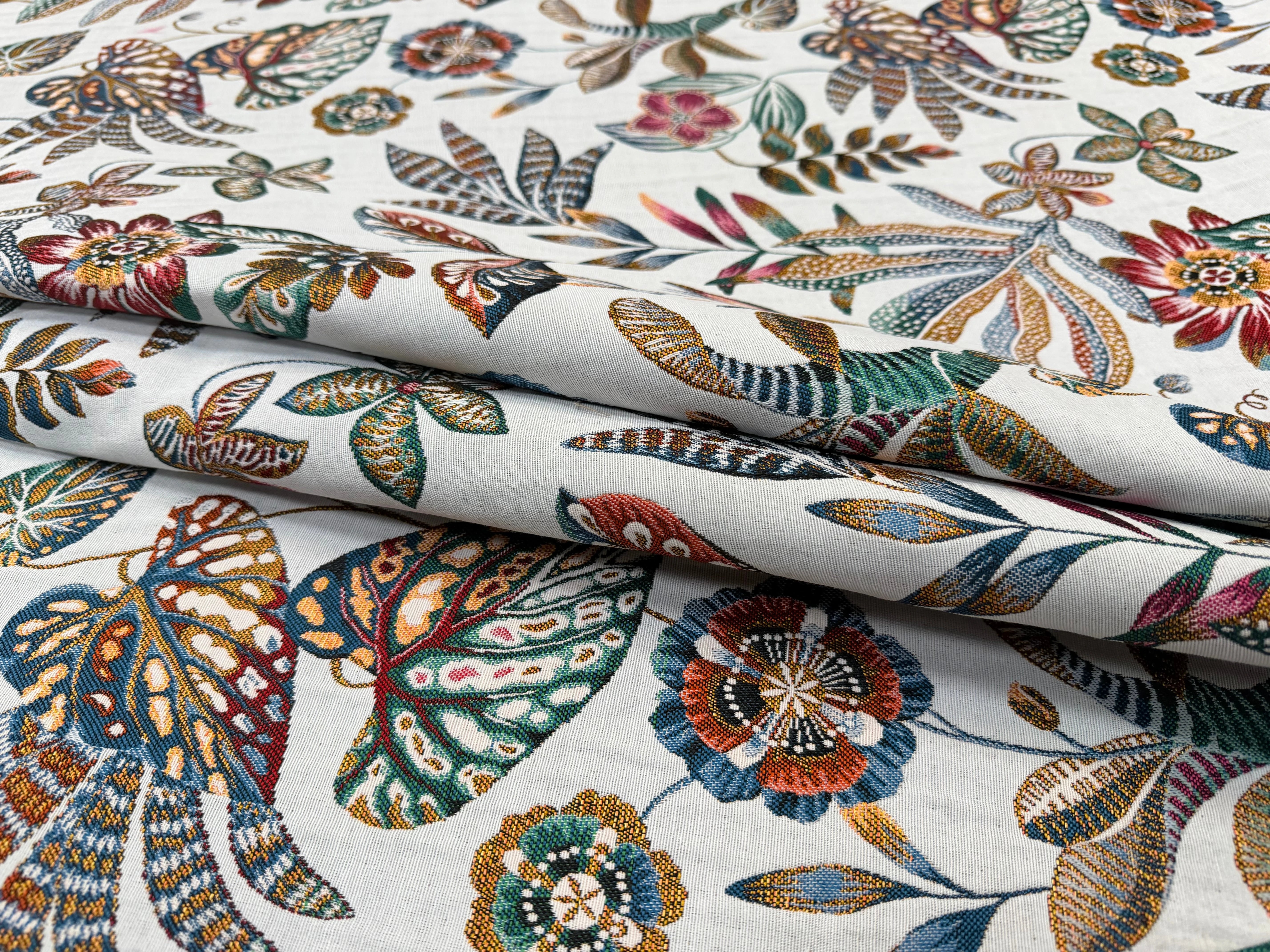 JACQUARD NEROLI ALLOVER BLANC 140 CM - My Little Coupon