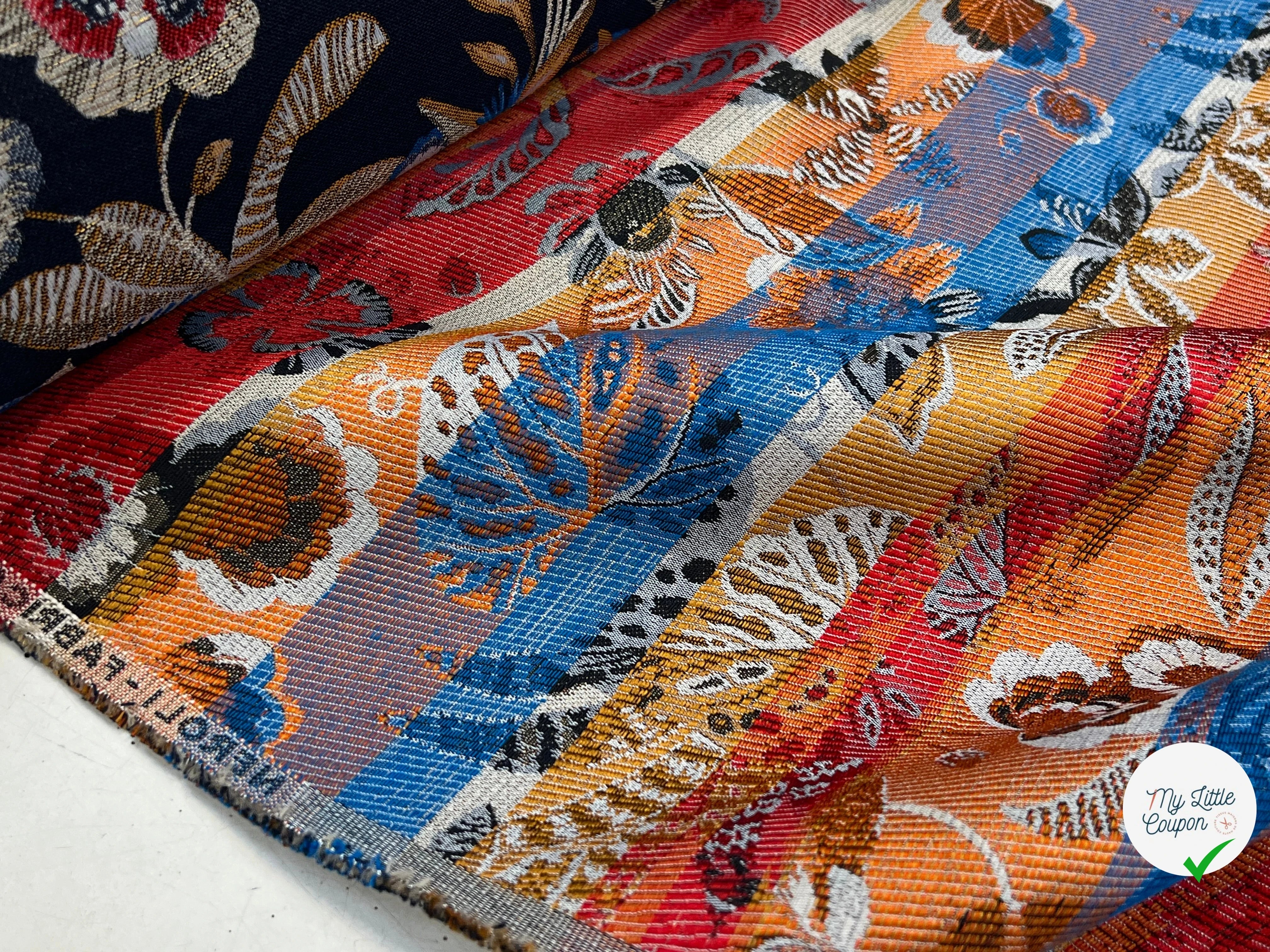 JACQUARD NEROLI ALLOVER NUIT 140 CM - My Little Coupon