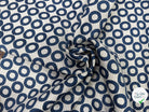 JACQUARD OPALE ALLOVER BLEU 140 CM - My Little Coupon