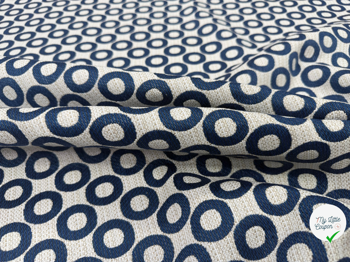 JACQUARD OPALE ALLOVER BLEU 140 CM - My Little Coupon