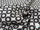 JACQUARD OPALE ALLOVER NOIR 140 CM - My Little Coupon