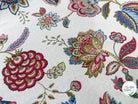JACQUARD PALAMPORE ALLOVER BLANC 140 CM - My Little Coupon