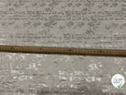 JACQUARD PREMIUM MOTIF ABSTRAIT FOND ÉCRU - My Little Coupon