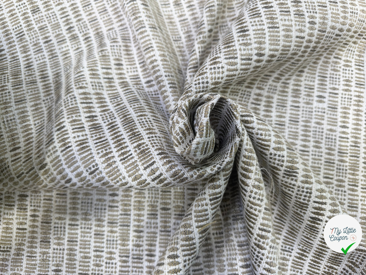JACQUARD QUINOA ALLOVER COLORIS LIN 140 CM - My Little Coupon