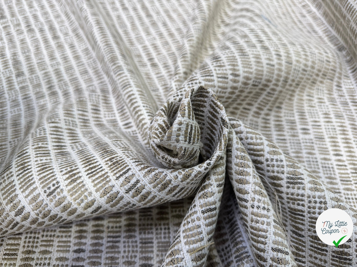 JACQUARD QUINOA ALLOVER COLORIS LIN 140 CM - My Little Coupon