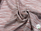 JACQUARD RAYURES FAÇON ANIMA ROSE PÂLE - My Little Coupon