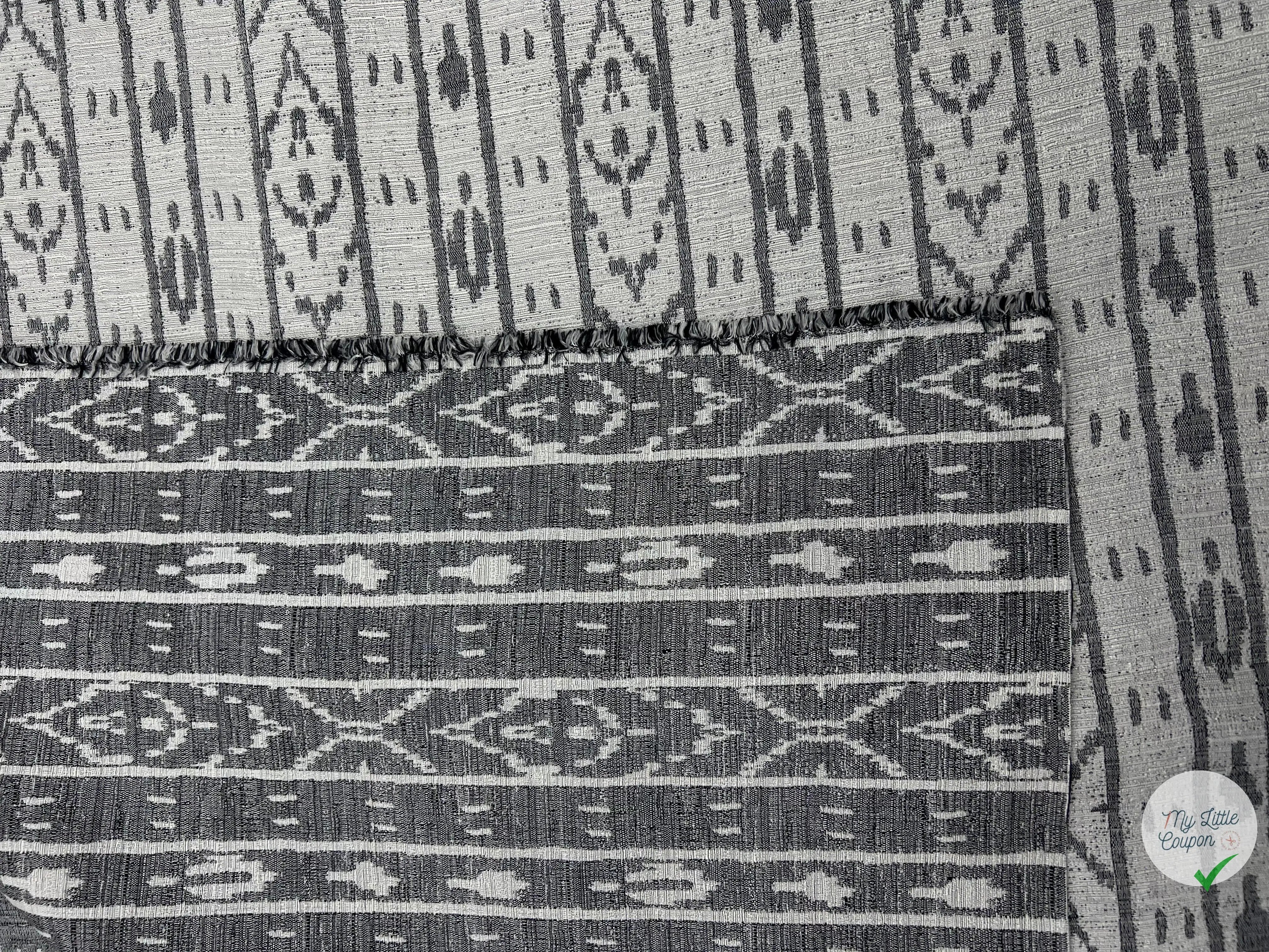 JACQUARD REVERSIBLE ETHNIQUE - My Little Coupon - tissu - coudre
