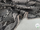 JACQUARD SERPENT GRIS ARGENT 19% COTON - My Little Coupon
