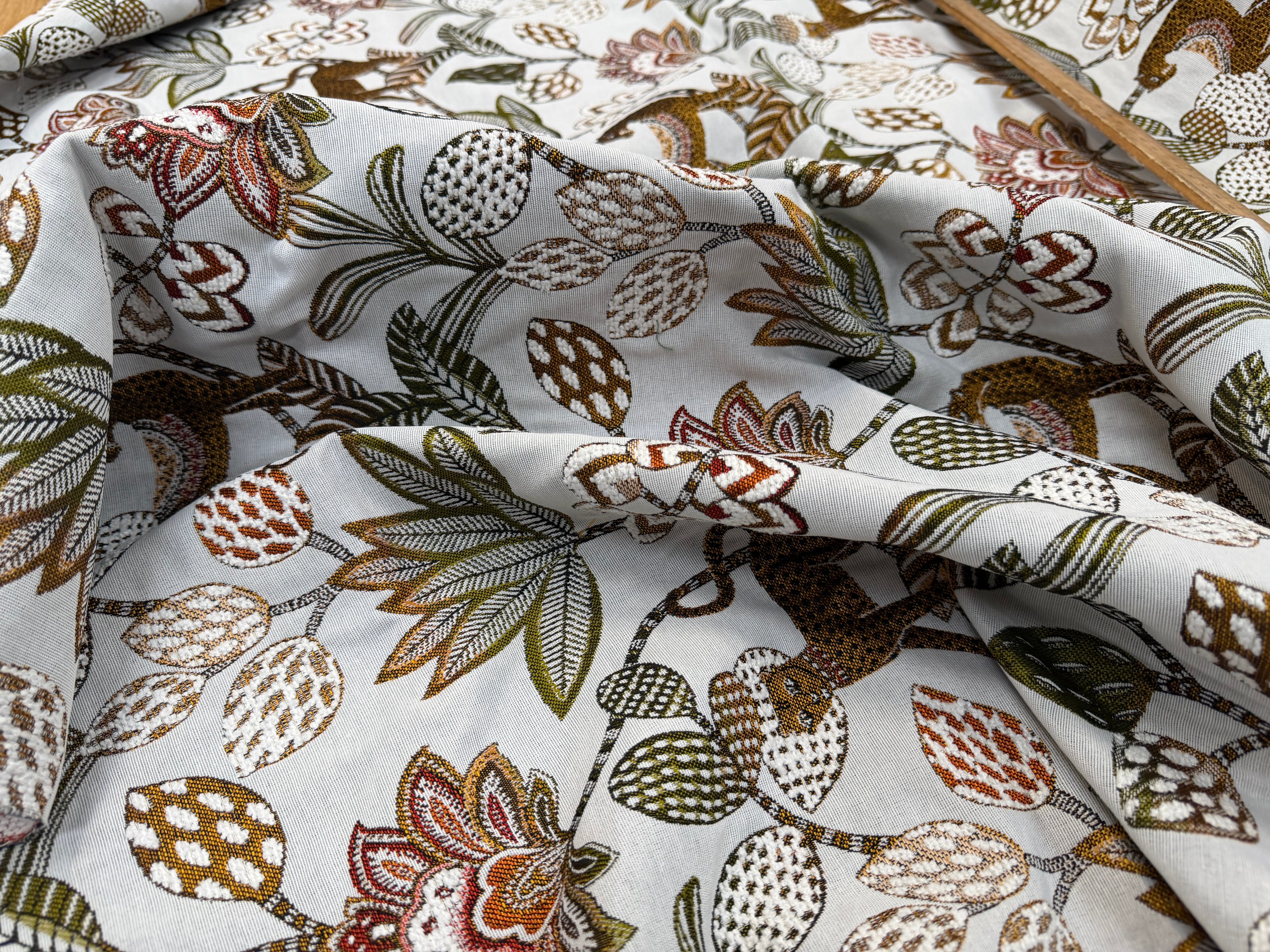 JACQUARD SOLIMAN ALLOVER BLANC 140 CM - My Little Coupon