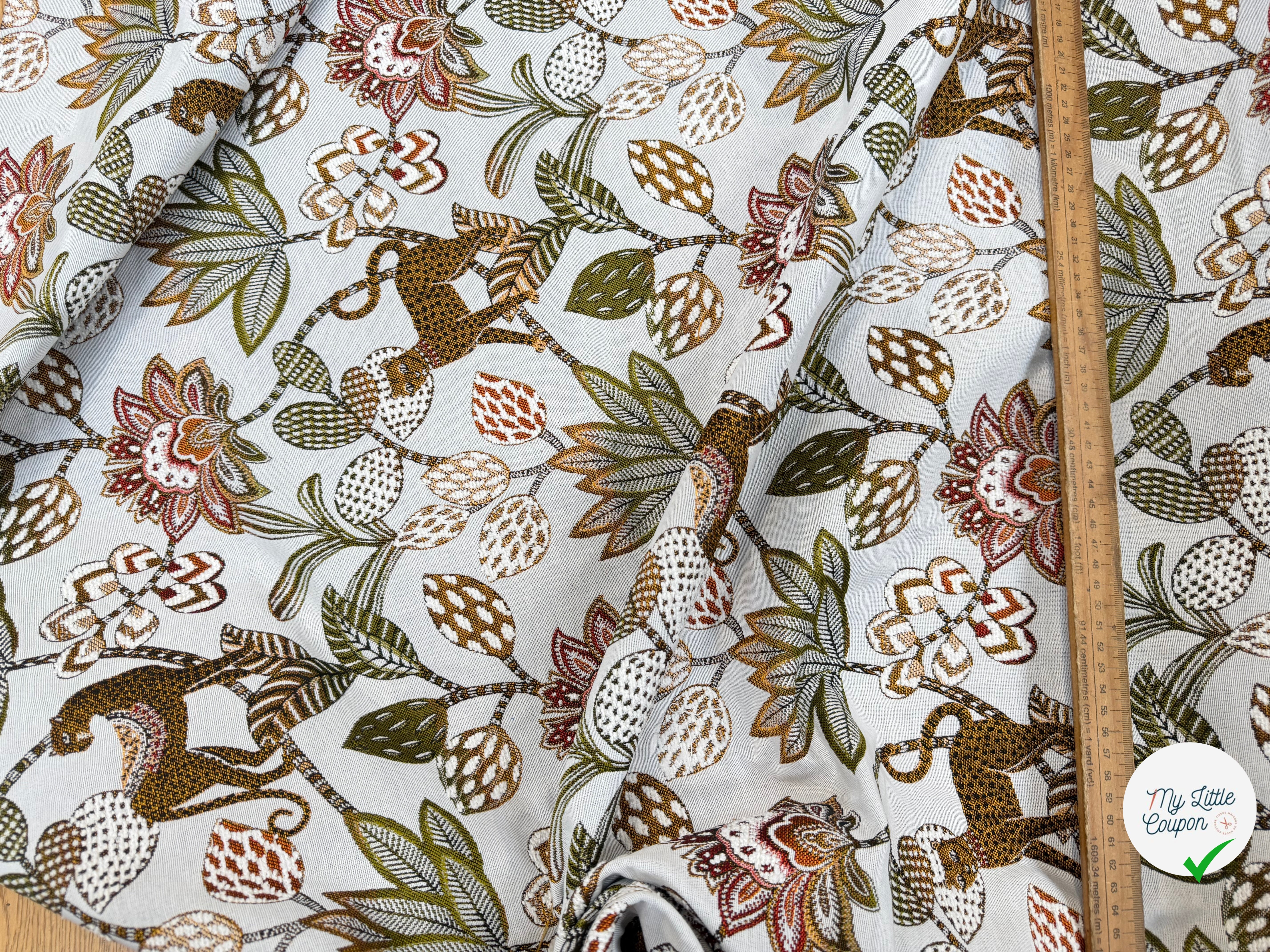 JACQUARD SOLIMAN ALLOVER BLANC 140 CM - My Little Coupon