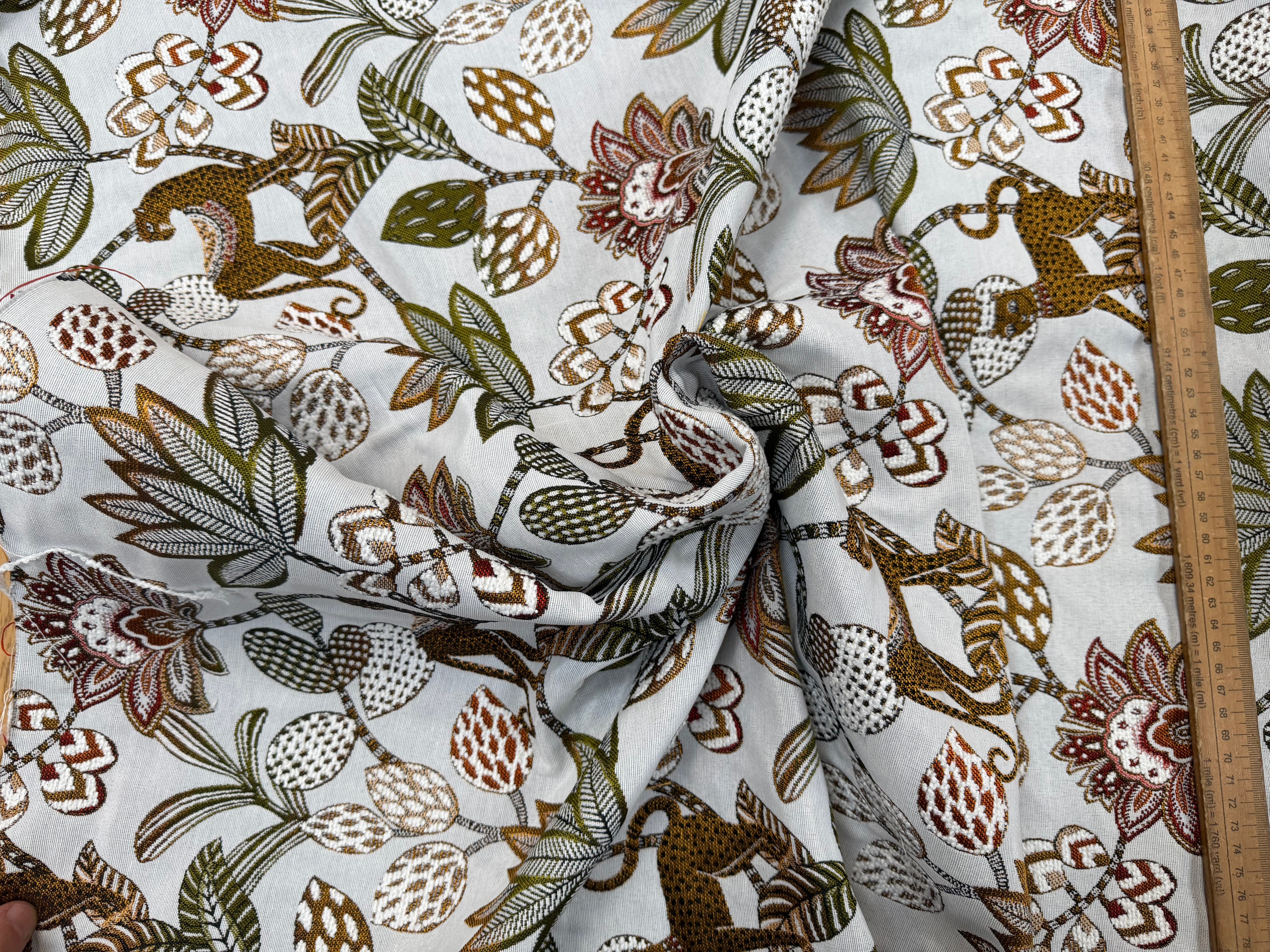 JACQUARD SOLIMAN ALLOVER BLANC 140 CM - My Little Coupon