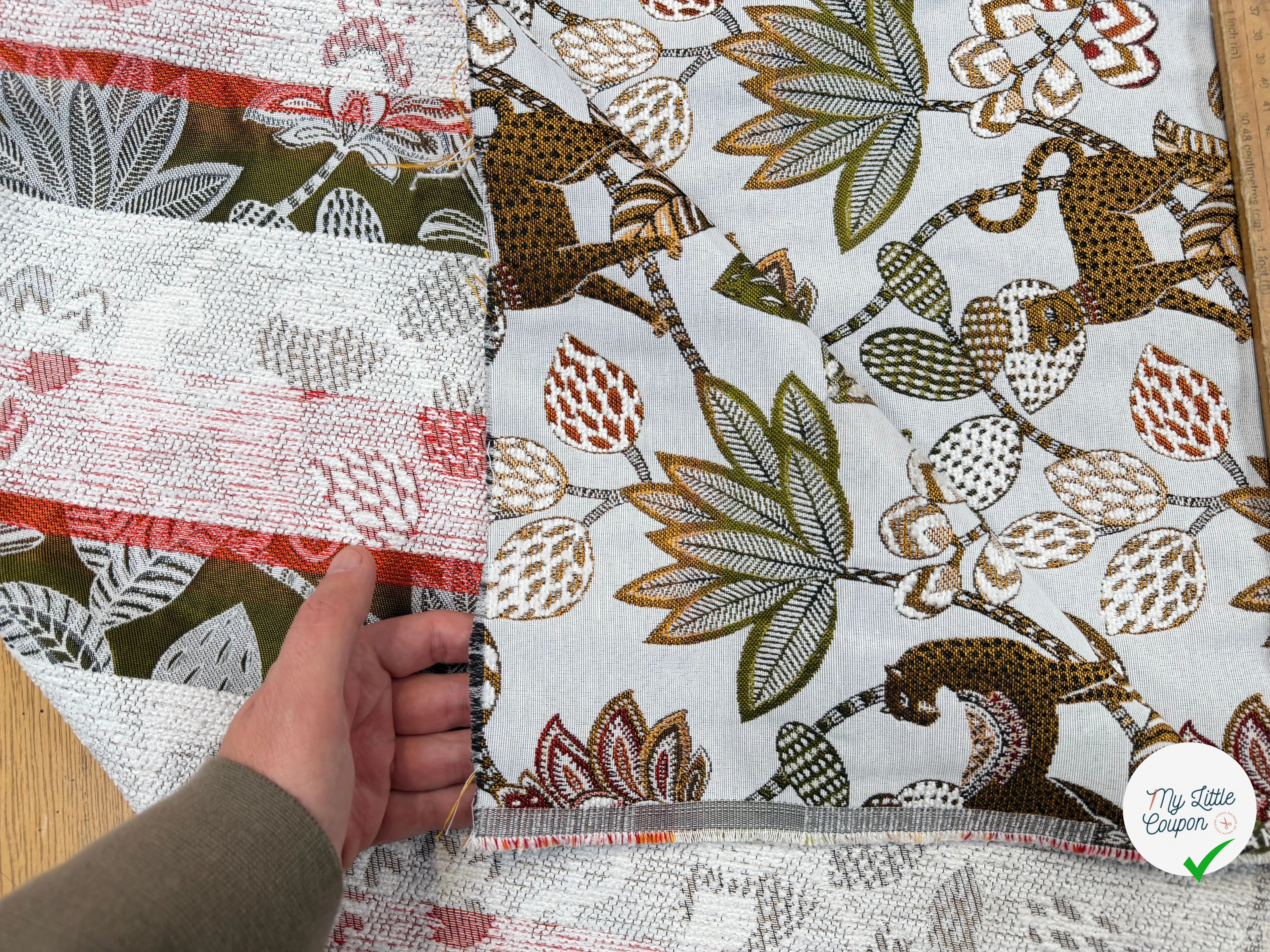 JACQUARD SOLIMAN ALLOVER BLANC 140 CM - My Little Coupon