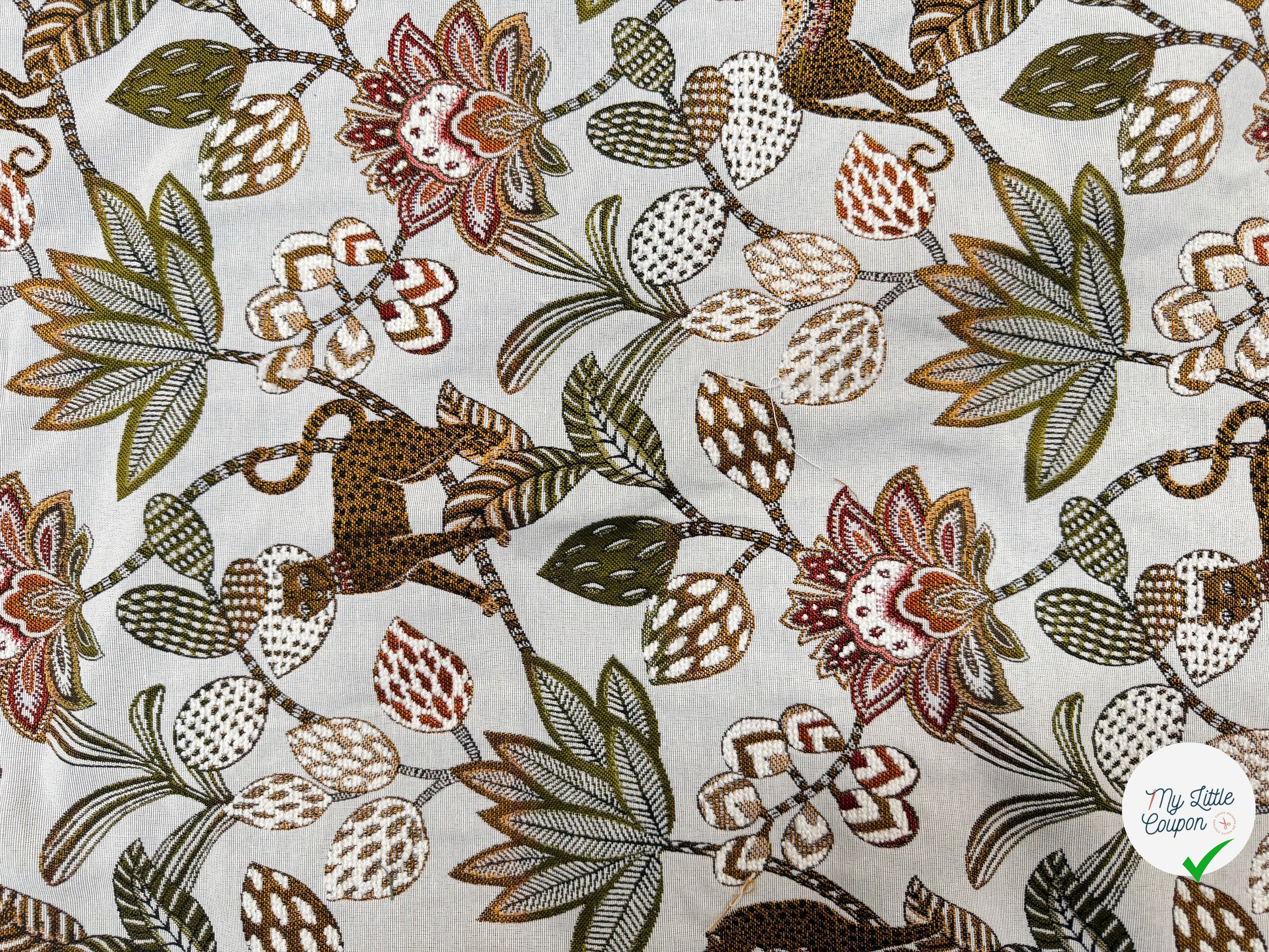 JACQUARD SOLIMAN ALLOVER BLANC 140 CM - My Little Coupon