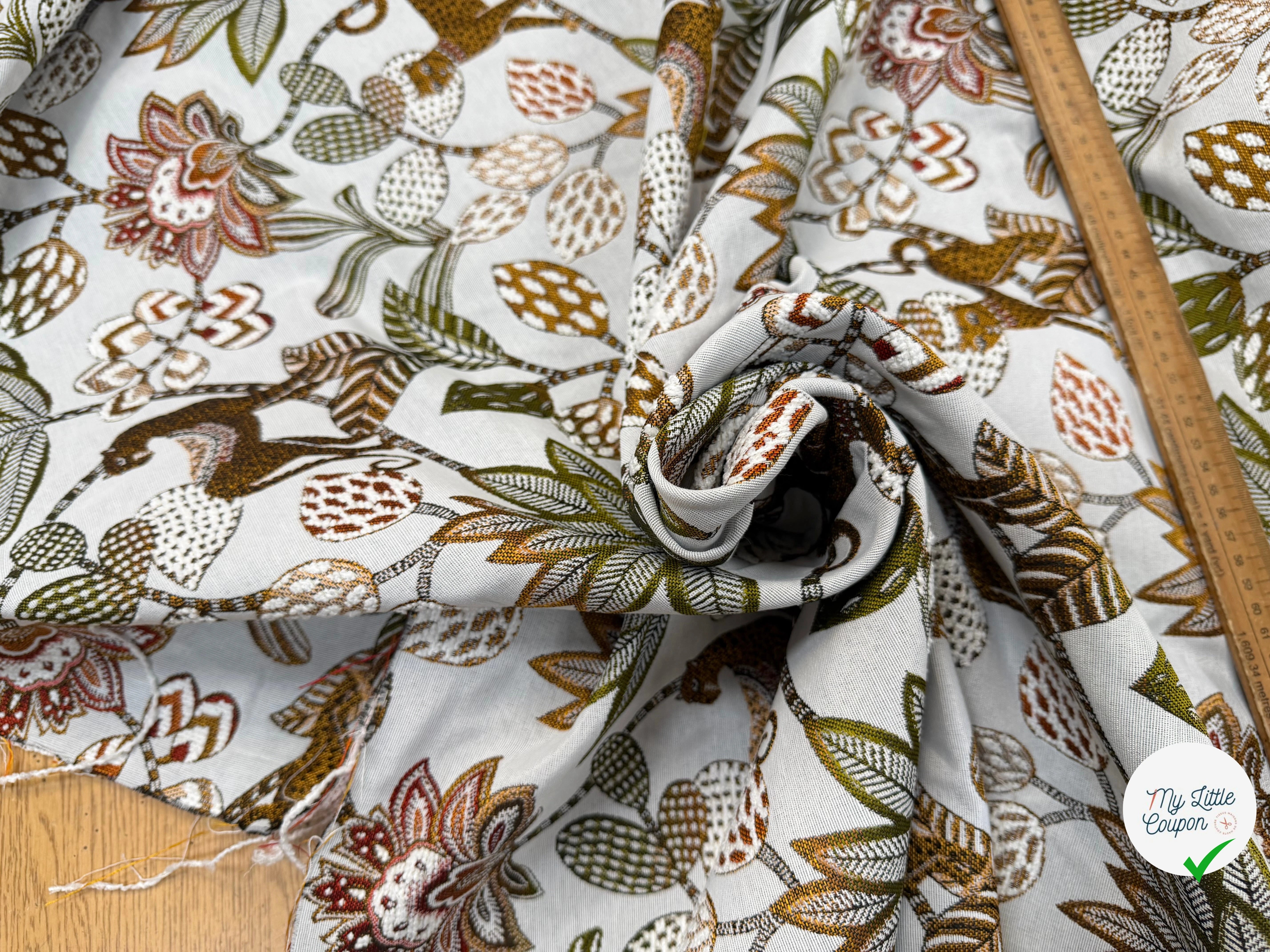 JACQUARD SOLIMAN ALLOVER BLANC 140 CM - My Little Coupon