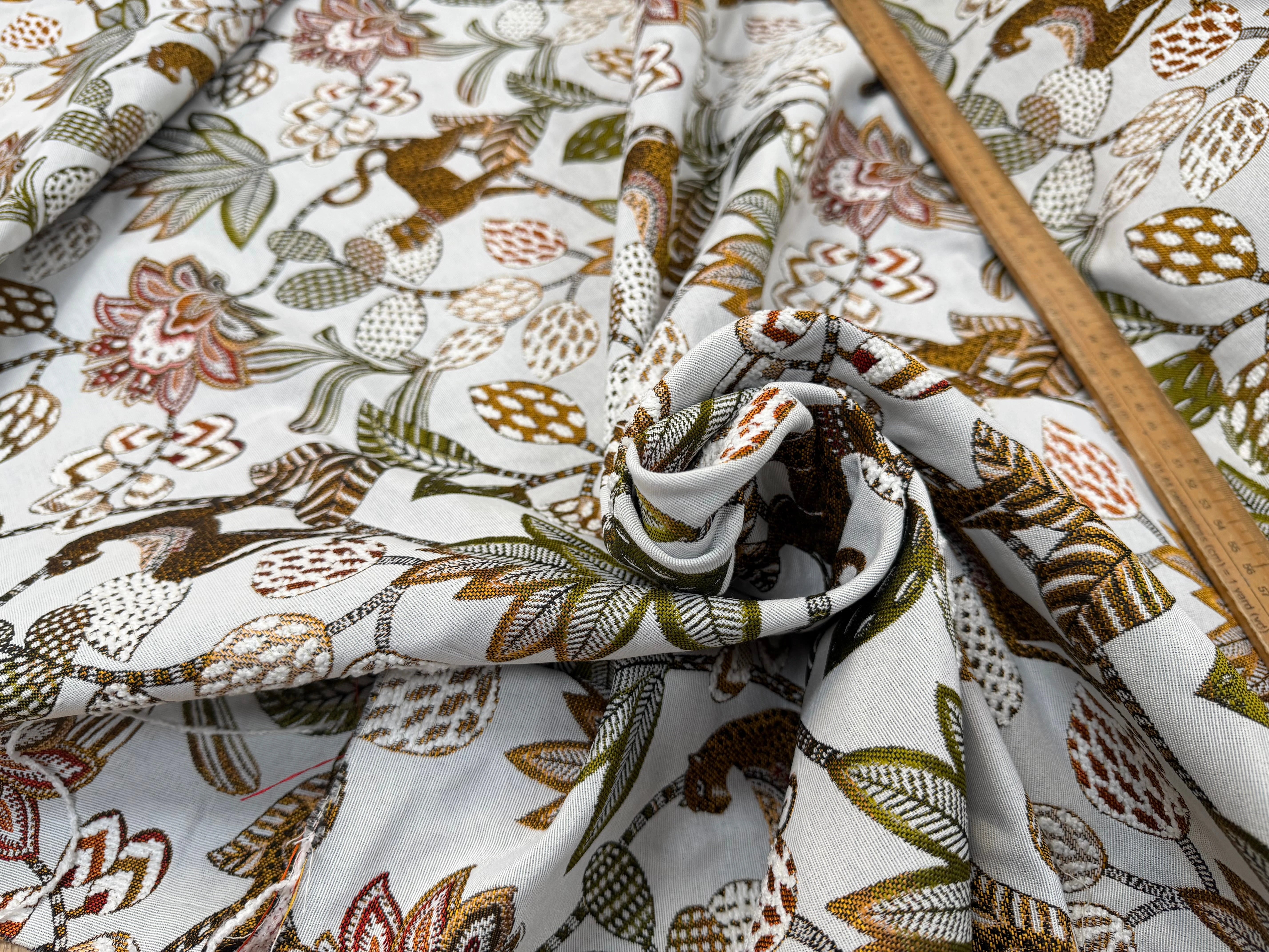 JACQUARD SOLIMAN ALLOVER BLANC 140 CM - My Little Coupon