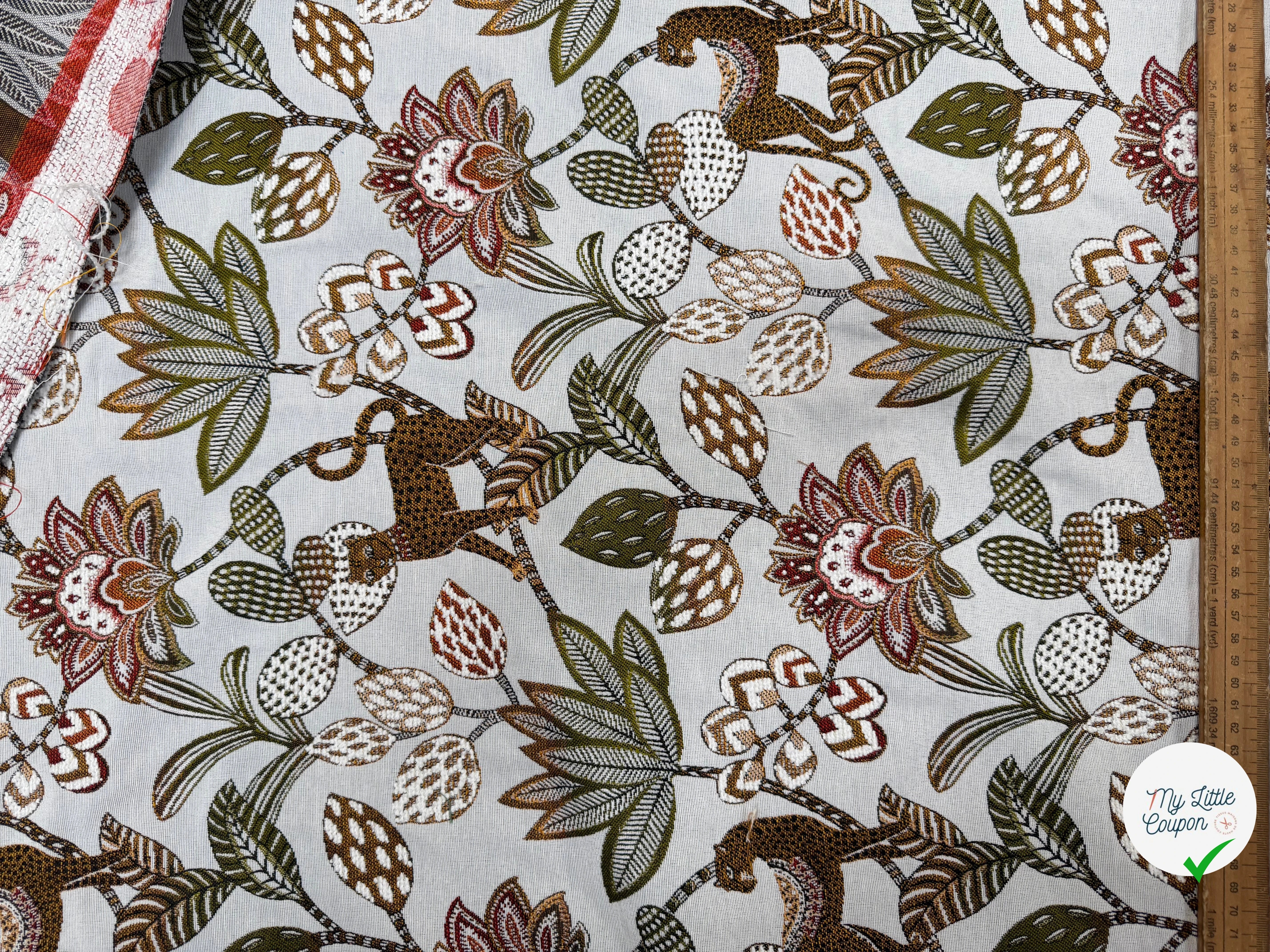 JACQUARD SOLIMAN ALLOVER BLANC 140 CM - My Little Coupon
