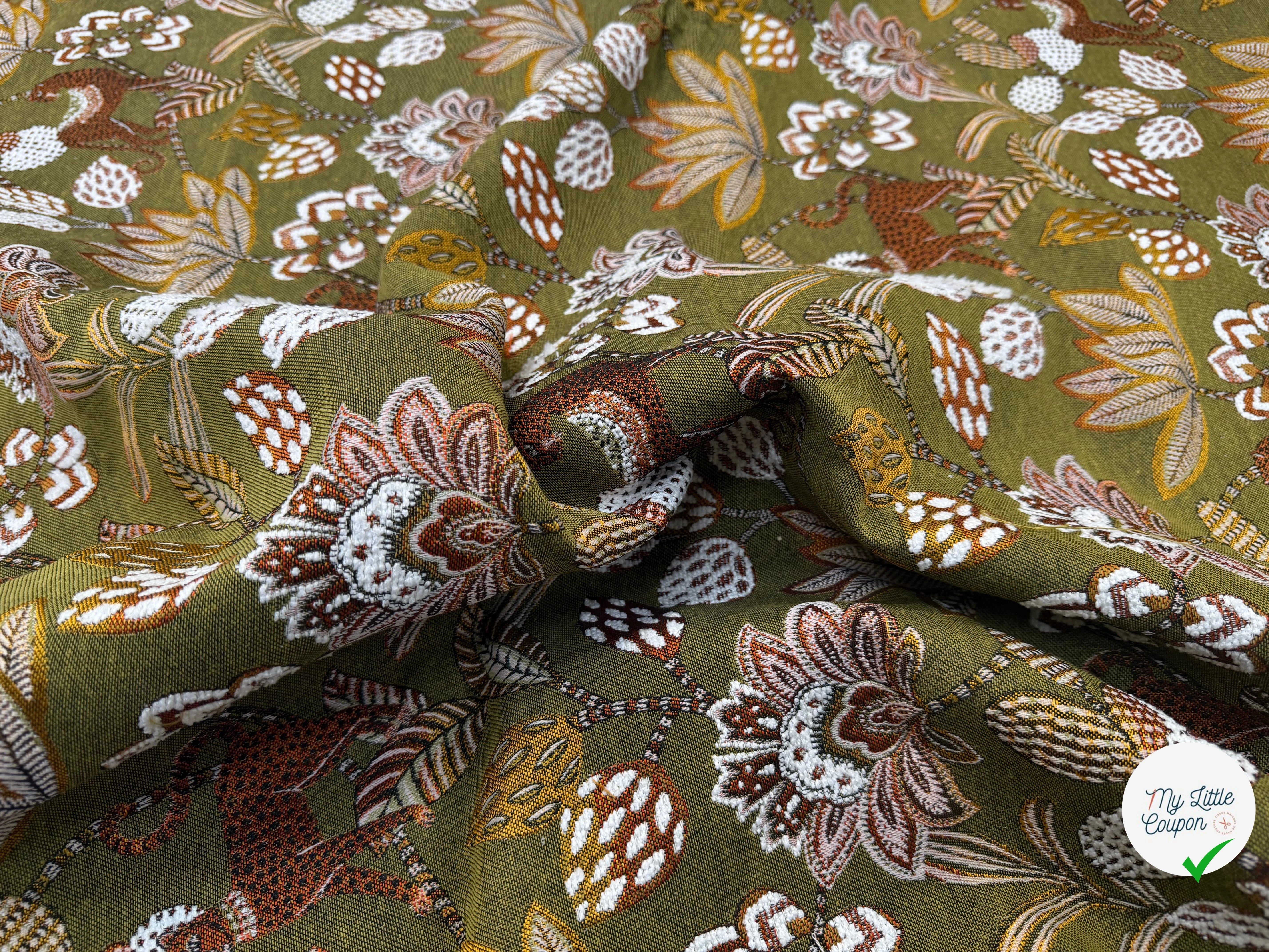 JACQUARD SOLIMAN ALLOVER BRONZE 140 CM - My Little Coupon
