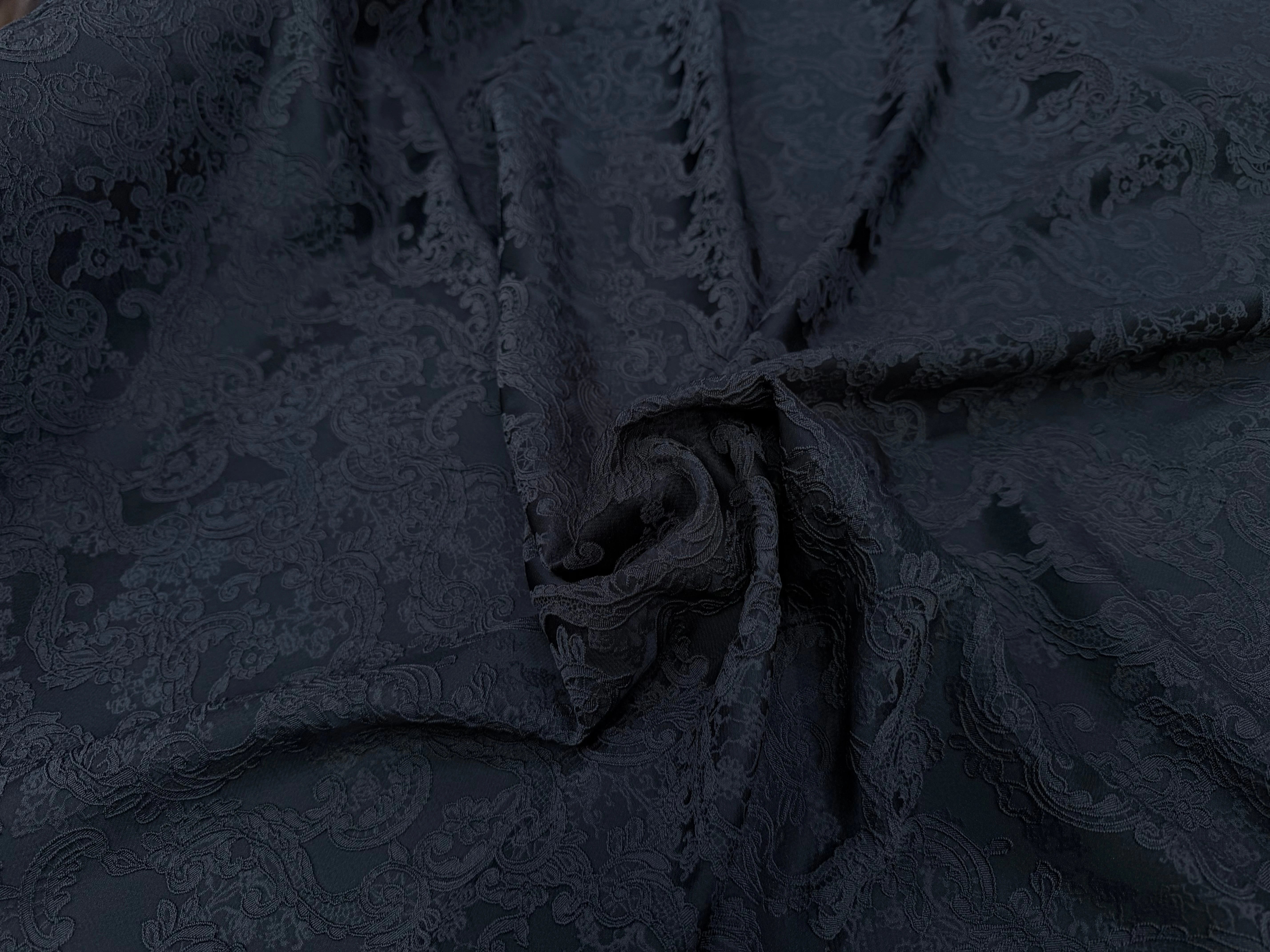 JACQUARD STRETCH CROCHET GRIS ANTHRACTIE - My Little Coupon