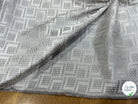 JACQUARD TISSÉ MOTIFS GÉOMÉTRIQUES BLEU GRIS LAVANDE - My Little Coupon