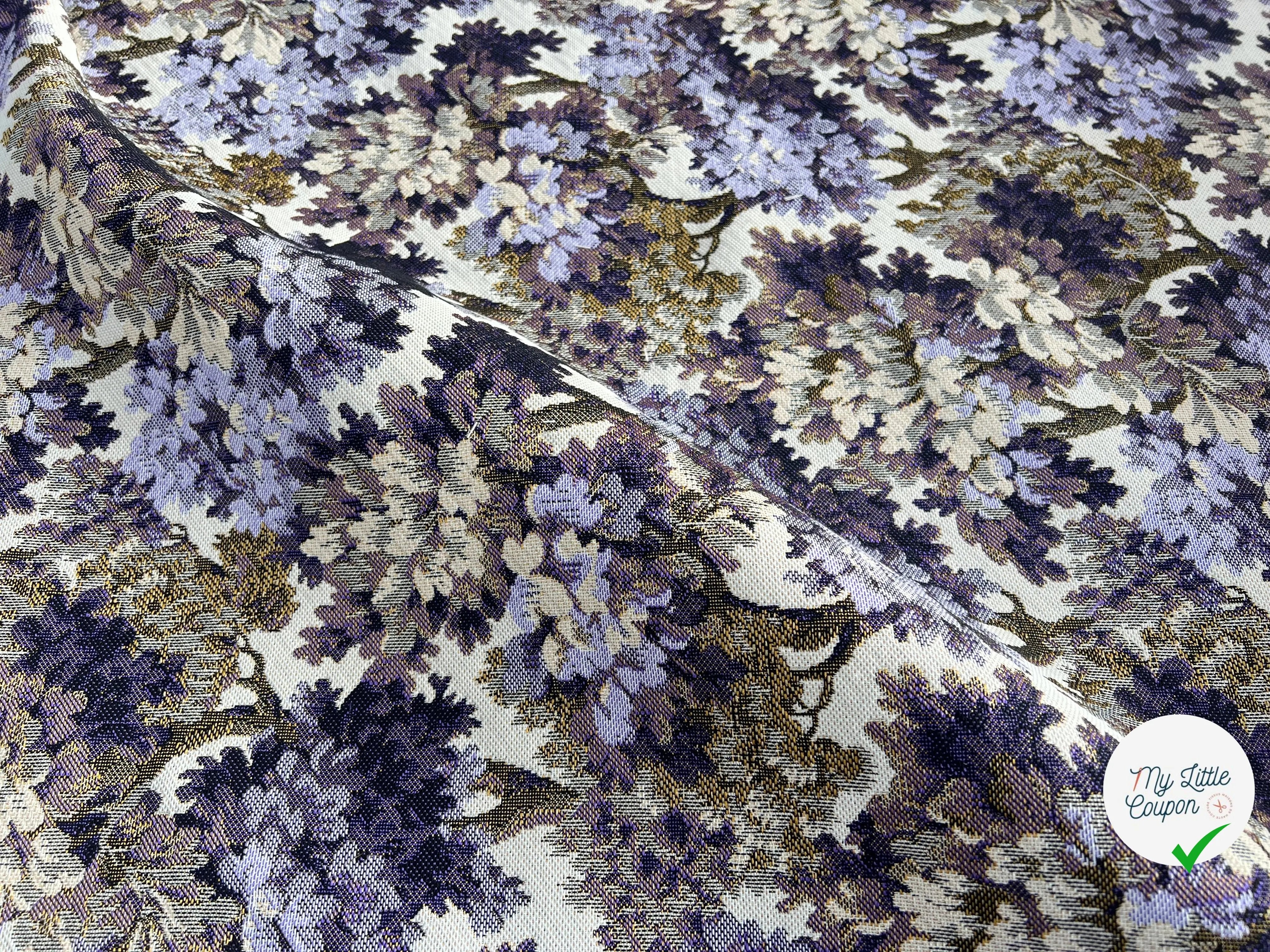 JACQUARD TISSÉ TEINT AUBUSSON ALLOVER VIOLET - My Little Coupon