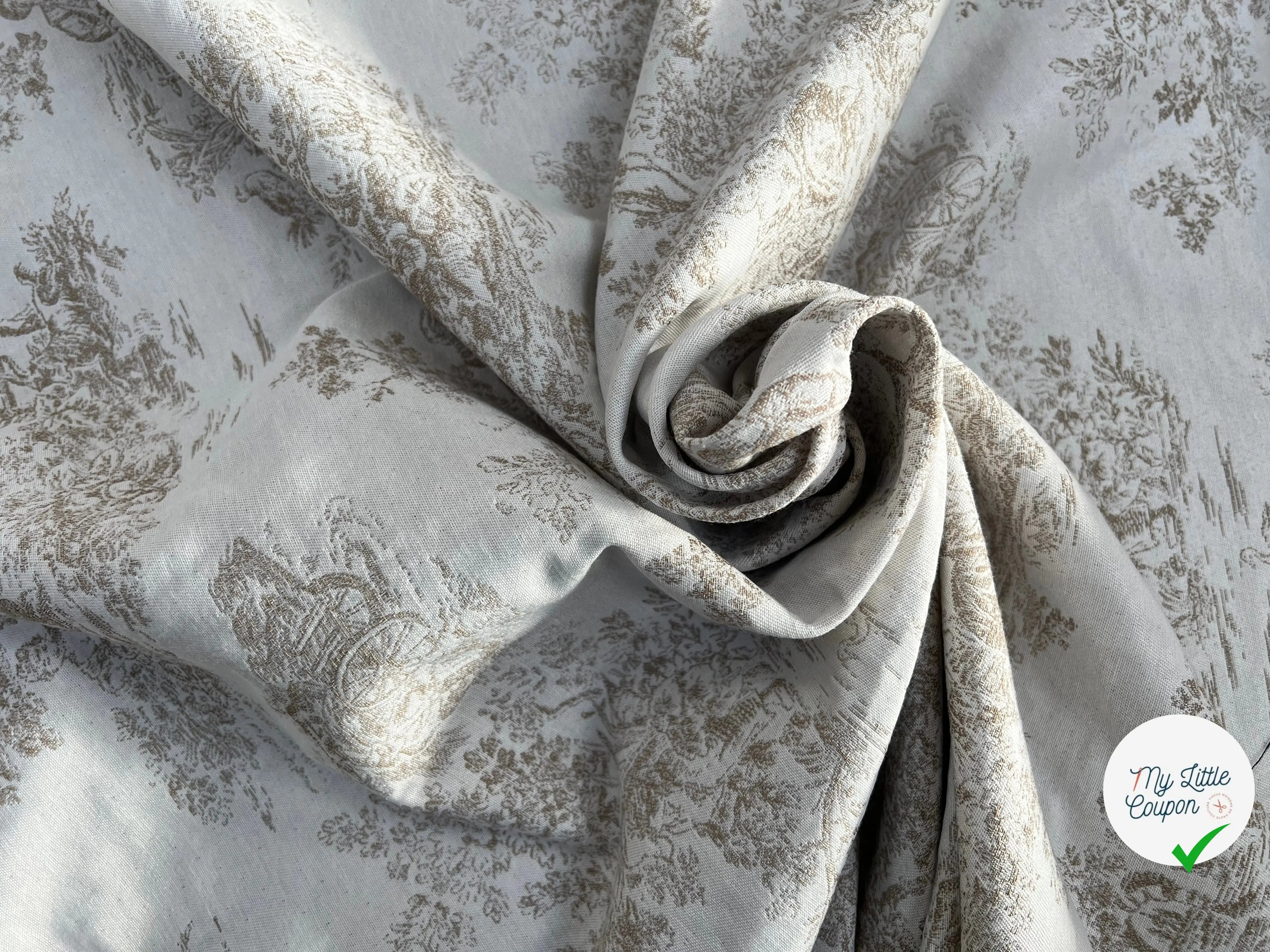 JACQUARD TISSÉ TEINT COLLINE ALLOVER LIN - My Little Coupon