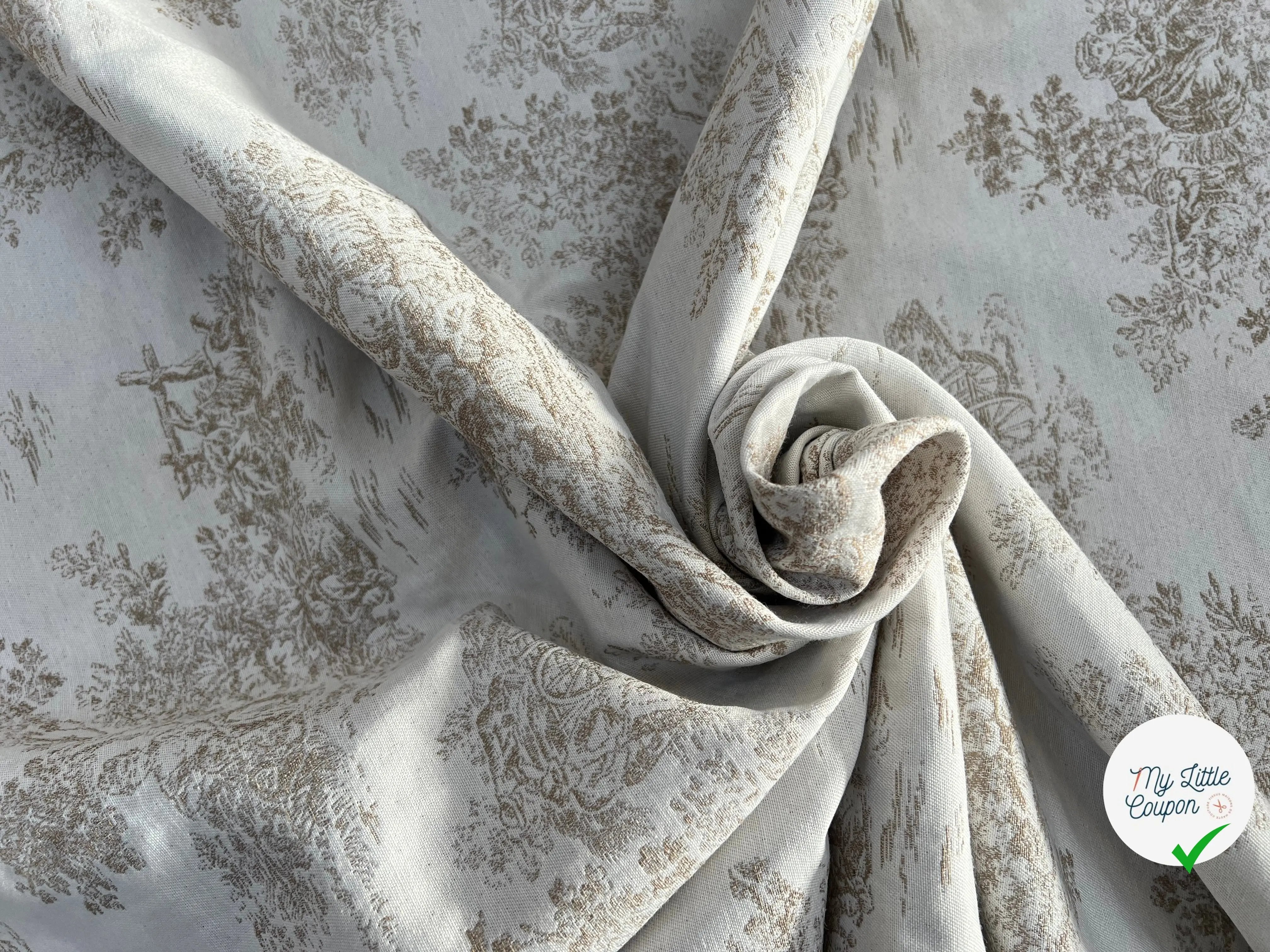 JACQUARD TISSÉ TEINT COLLINE ALLOVER LIN - My Little Coupon
