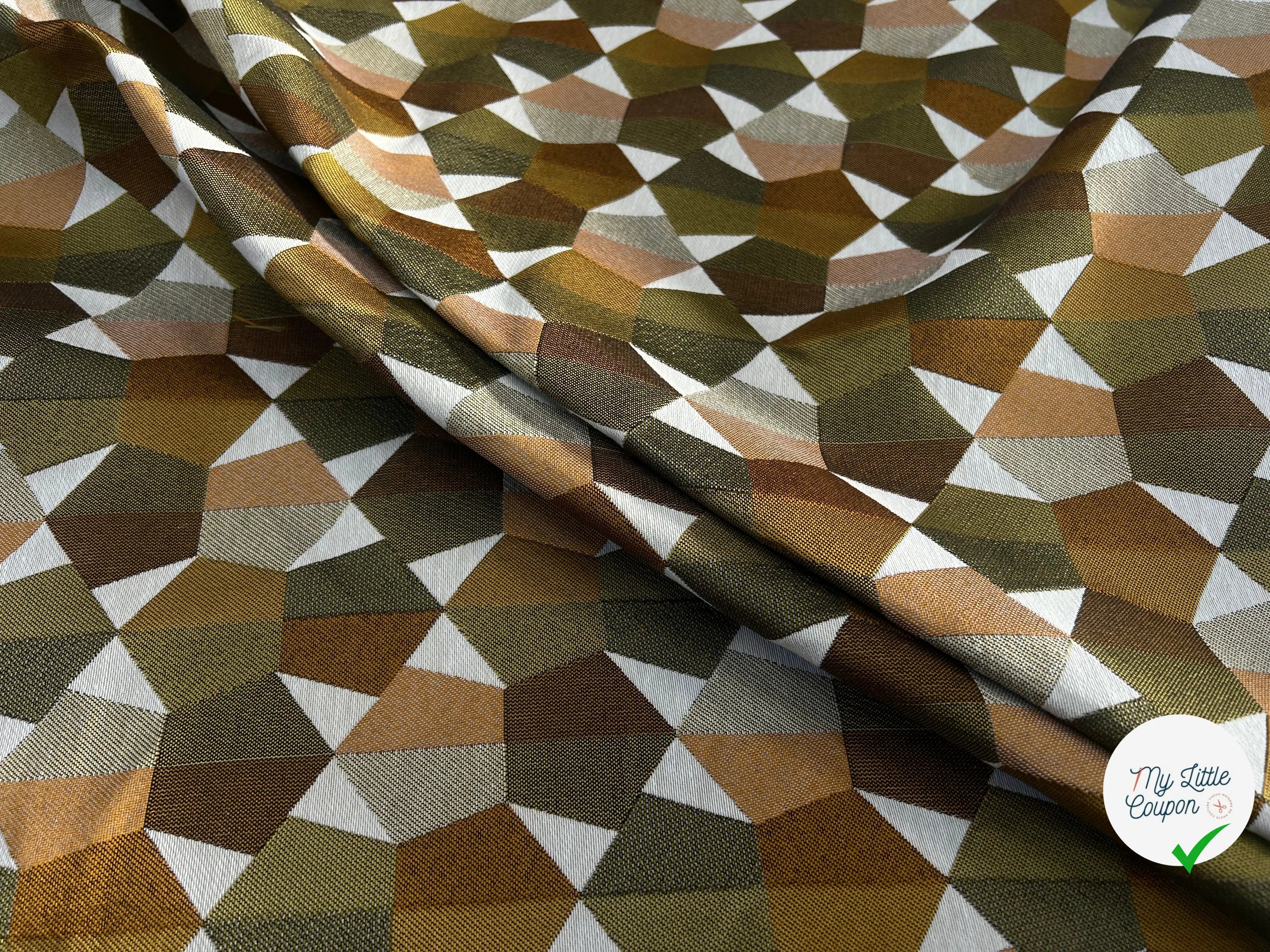 JACQUARD TISSÉ TEINT MUSTANG ALLOVER GOLD - My Little Coupon