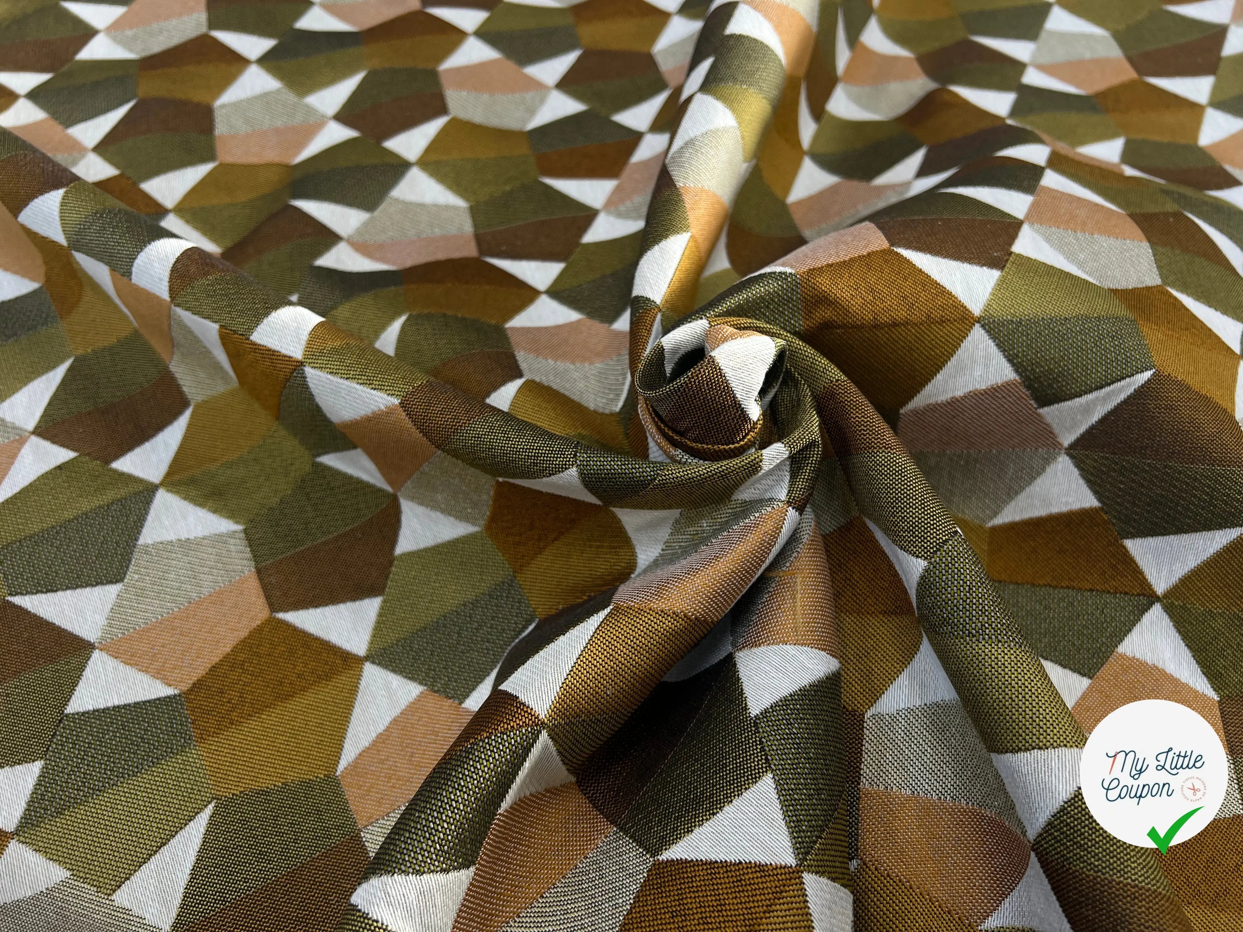 JACQUARD TISSÉ TEINT MUSTANG ALLOVER GOLD - My Little Coupon