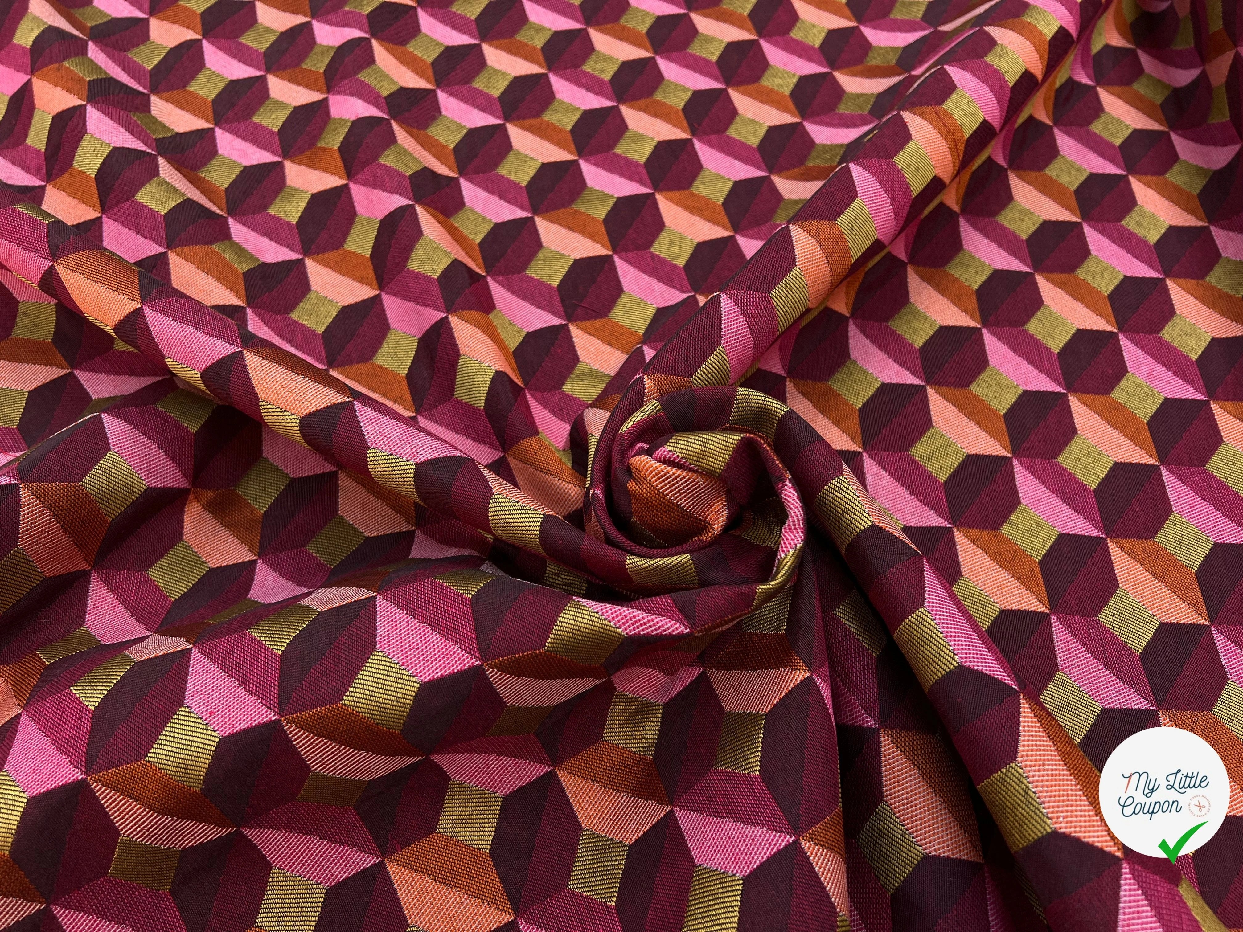 JACQUARD TISSÉ TEINT PAOLA ALLOVER PRUNE ROSE - My Little Coupon