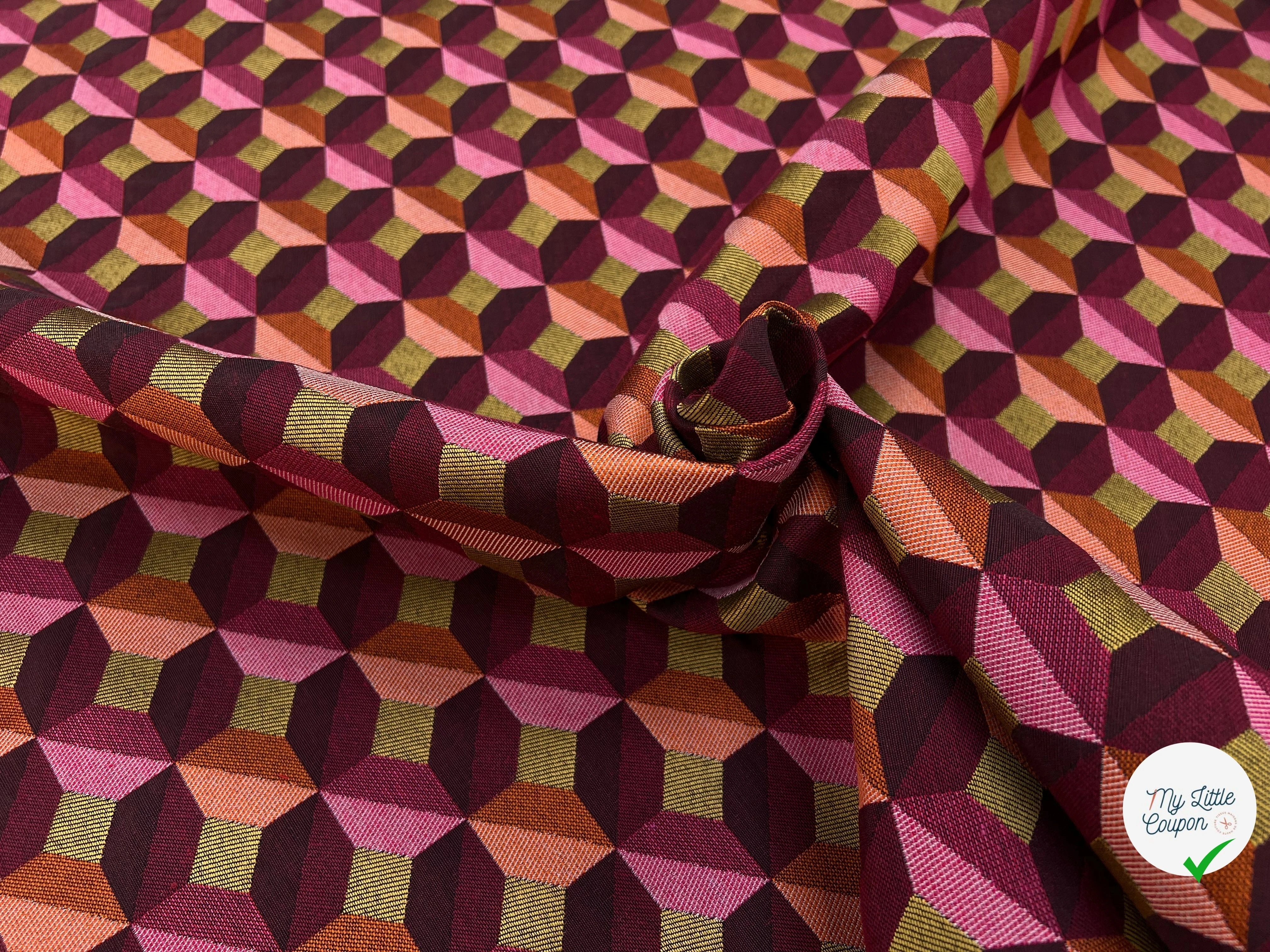 JACQUARD TISSÉ TEINT PAOLA ALLOVER PRUNE ROSE - My Little Coupon