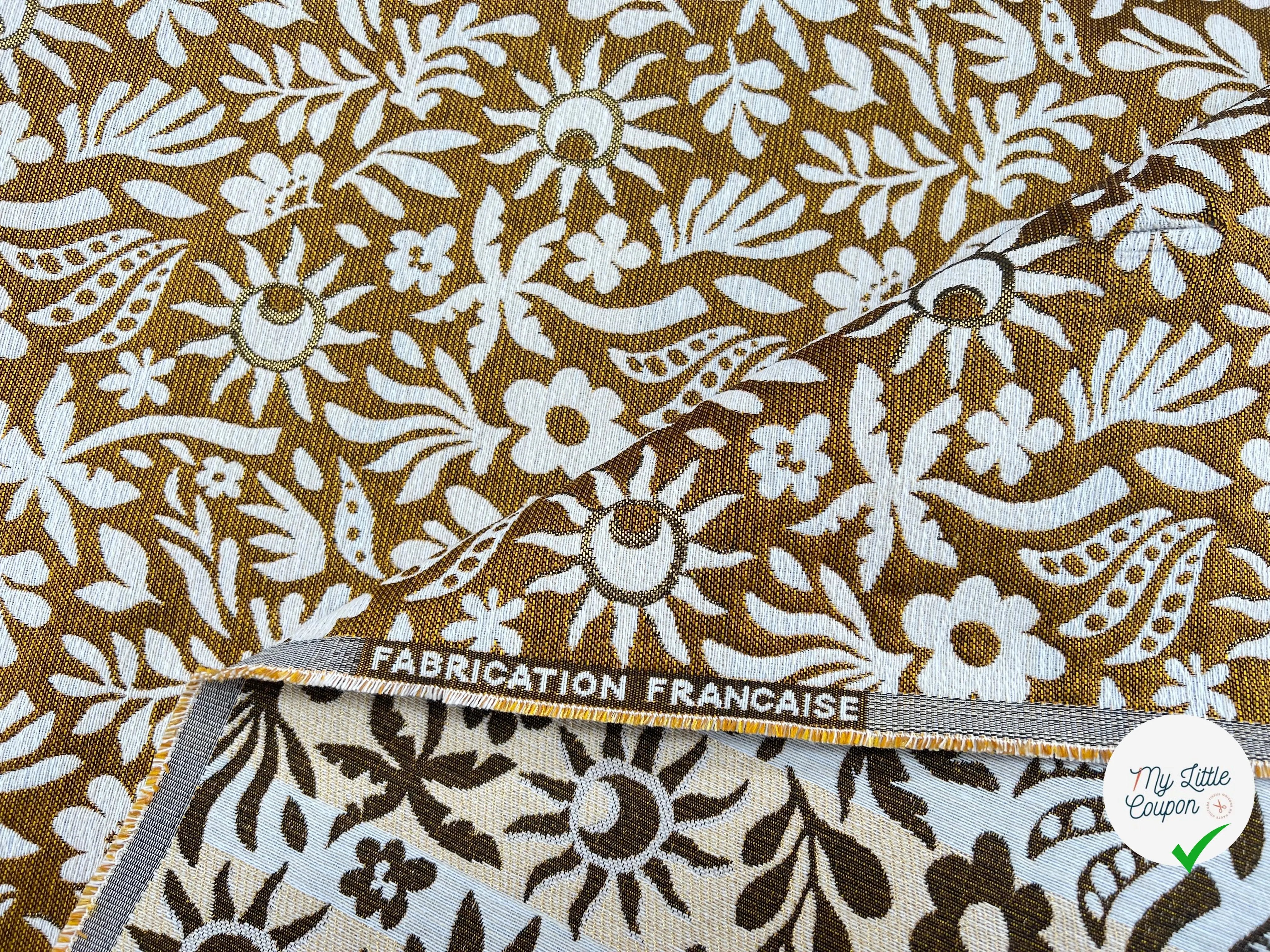 JACQUARD TISSÉ TEINT SUNLIGHT ALLOVER JAUNE - My Little Coupon