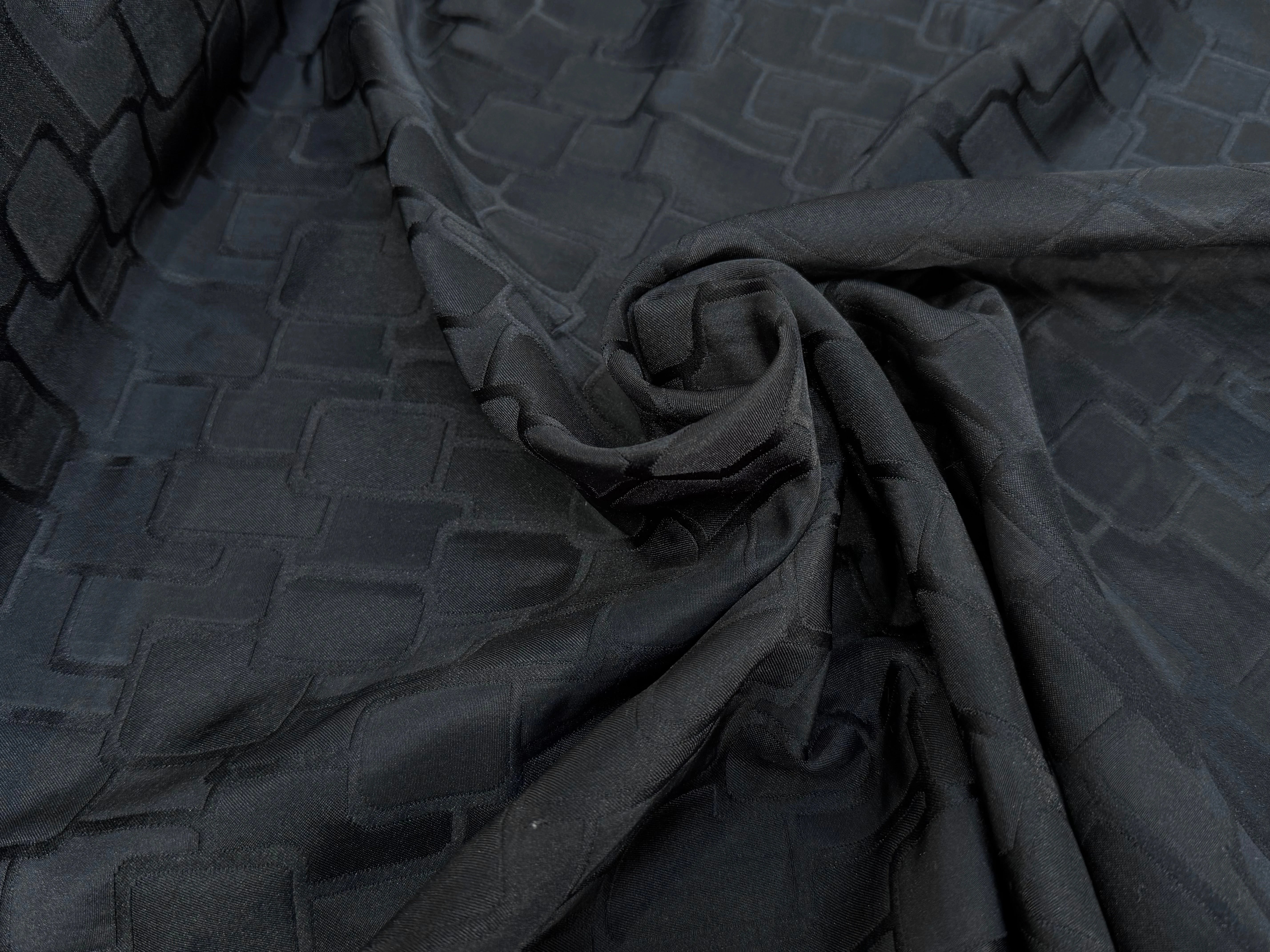 JAQUARD SOUPLE RECTANGLE NOIR - My Little Coupon