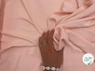 JAVANAISE 100% VISCOSE SAUMON - My Little Coupon - tissu - coudre