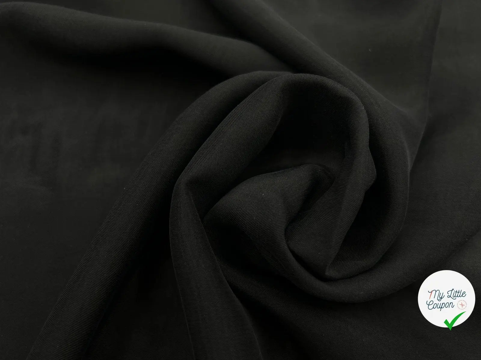 JAVANAISE UNI NOIRE - My Little Coupon - tissu - coudre
