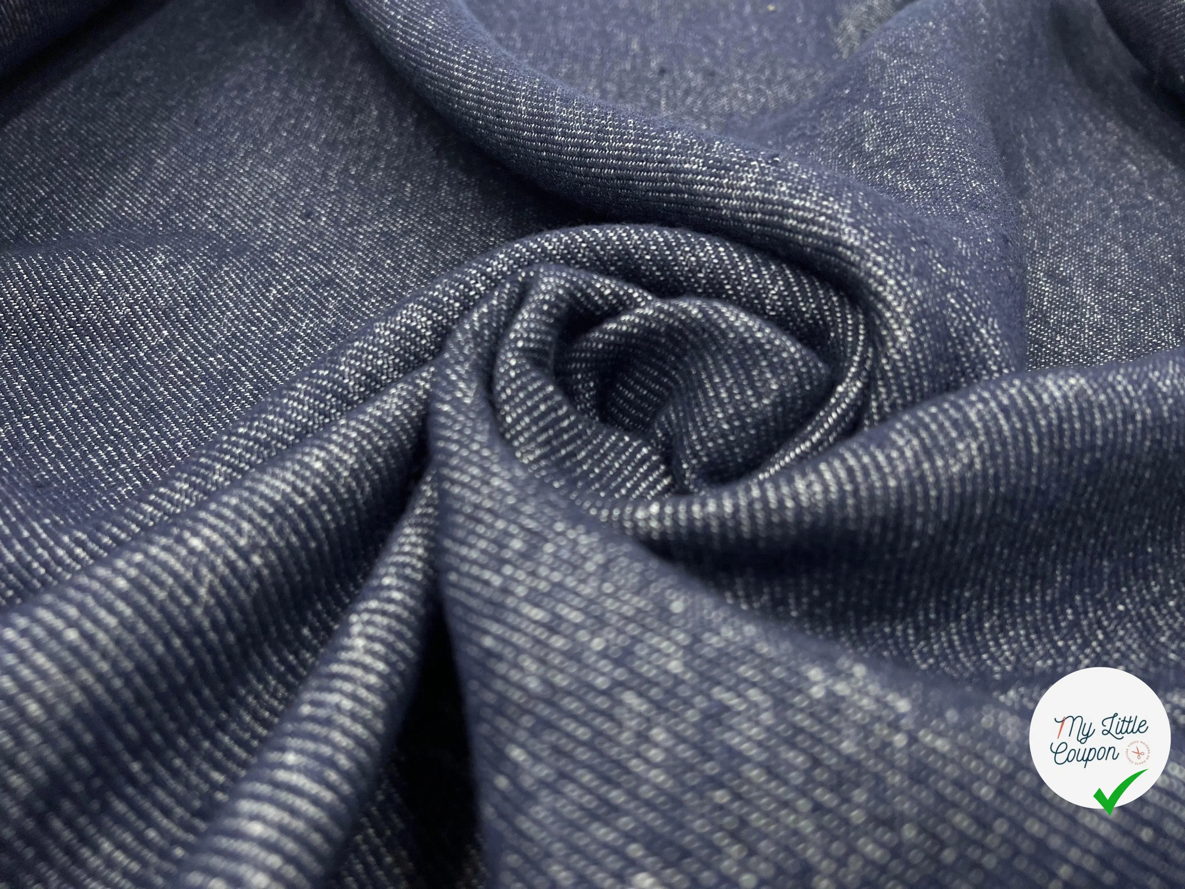 JEAN DE LAINE INDIGO - My Little Coupon - tissu - coudre