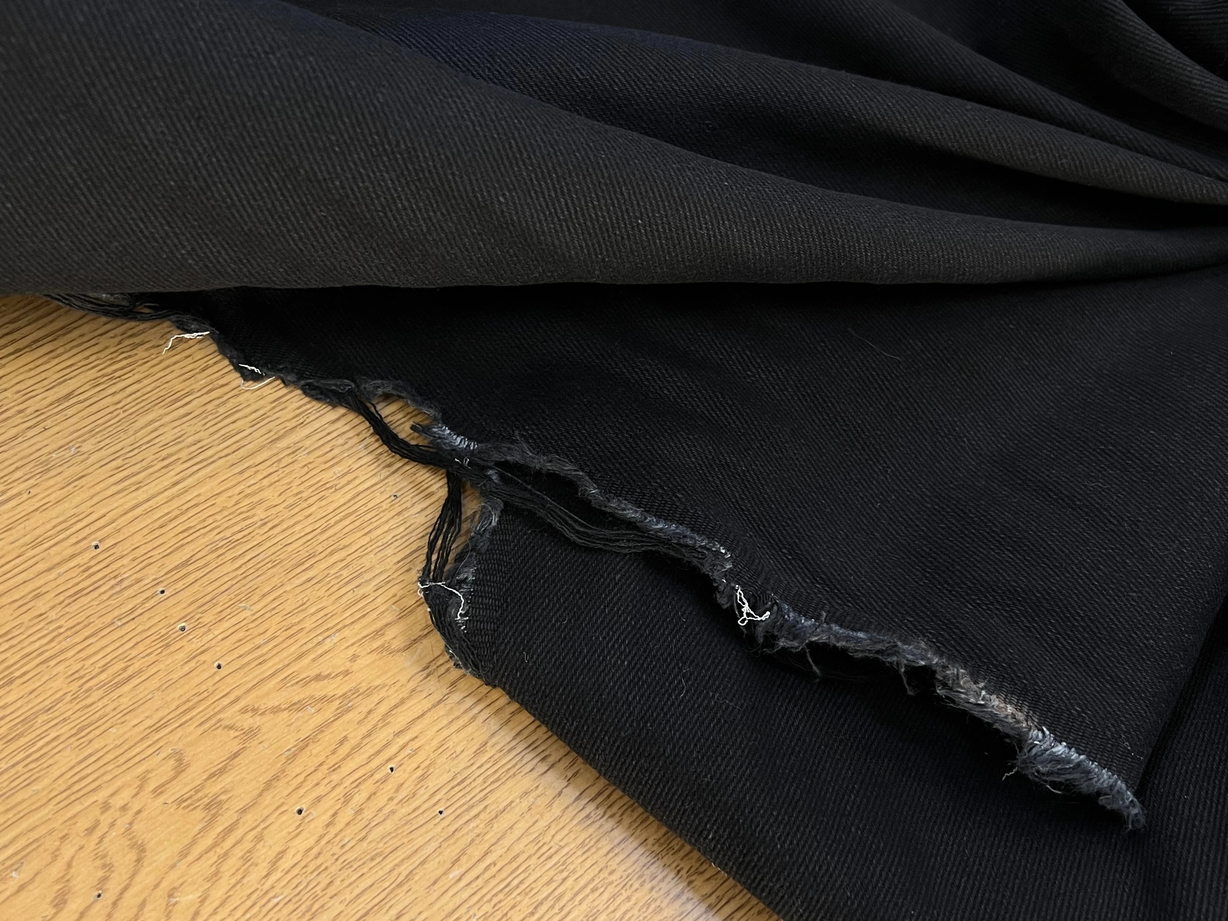 JEAN DENIM PRESTIGE SANMERO NOIR PROFOND 158CM 100% COTON - My Little Coupon