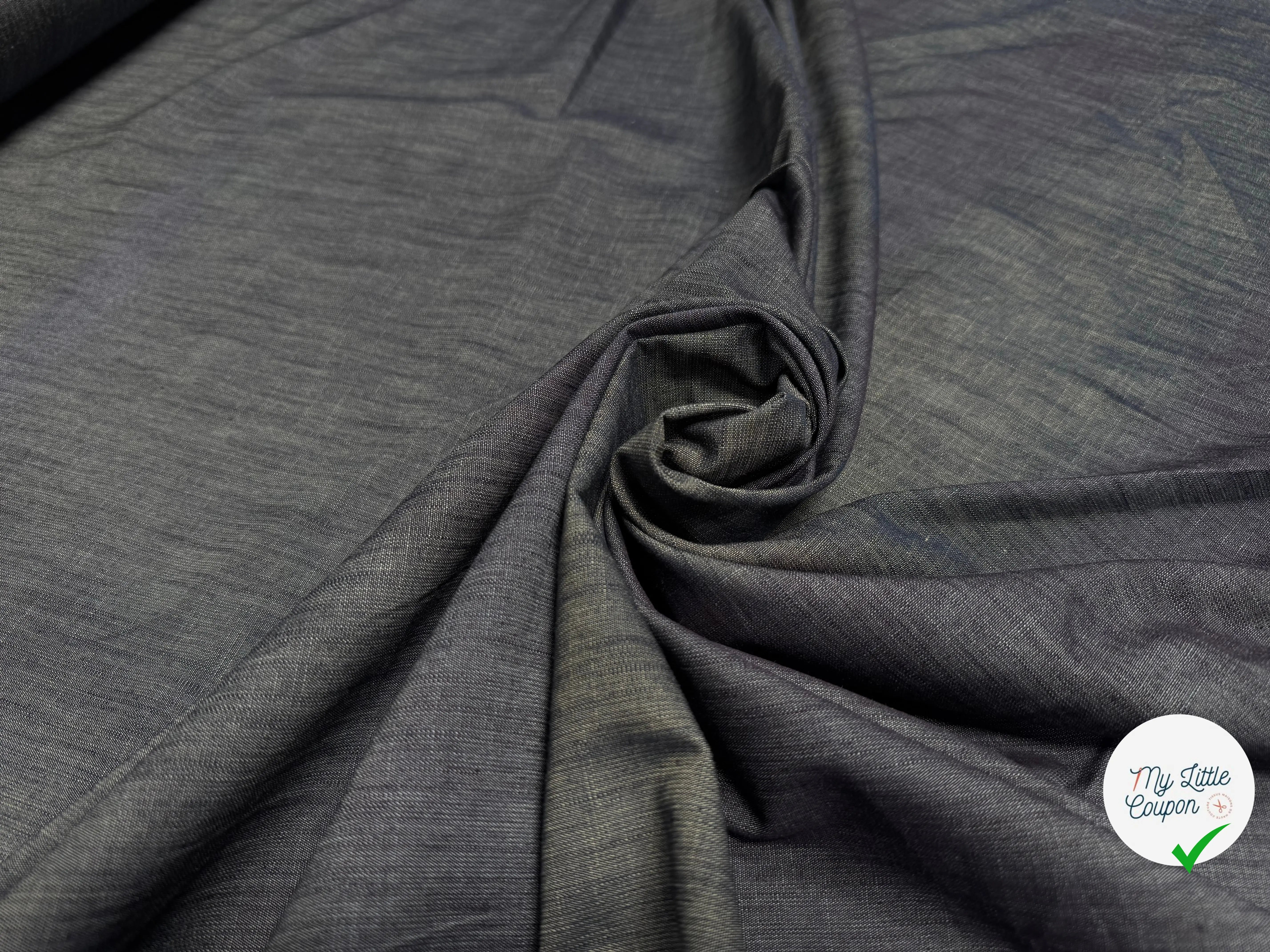 JEAN FIN COULEUR BRUT UNI - My Little Coupon