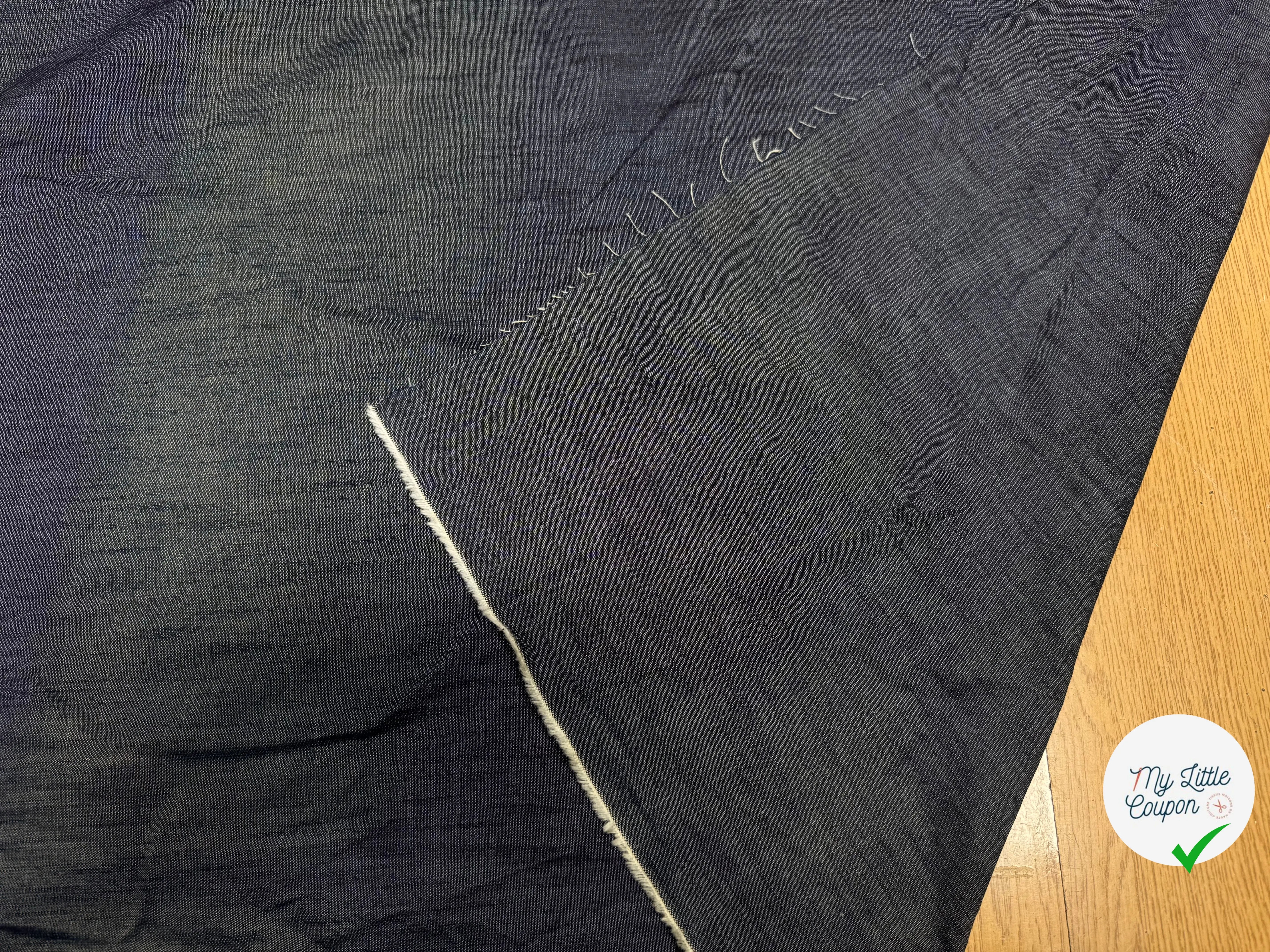 JEAN FIN COULEUR BRUT UNI - My Little Coupon