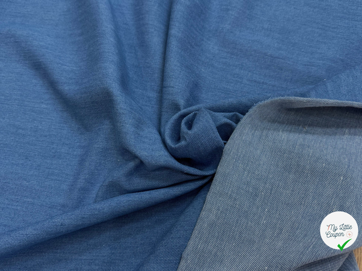 JEANS COTON 18% LYOCELL 13% LIN BLEACHED - My Little Coupon