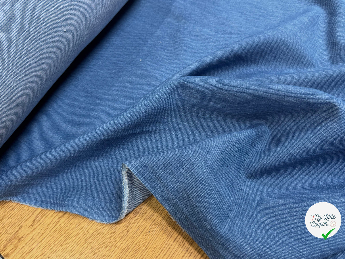 JEANS COTON 18% LYOCELL 13% LIN BLEACHED - My Little Coupon