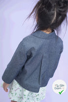 JEANS PRÉ-LAVÉ BLEU MARINE 100% COTON - My Little Coupon