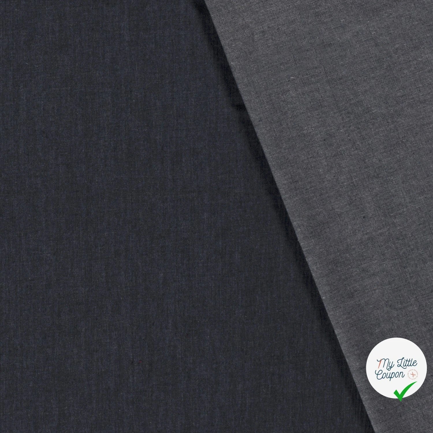 JEANS PRÉ-LAVÉ LÉGER BLEU MARINE 100% COTON - My Little Coupon