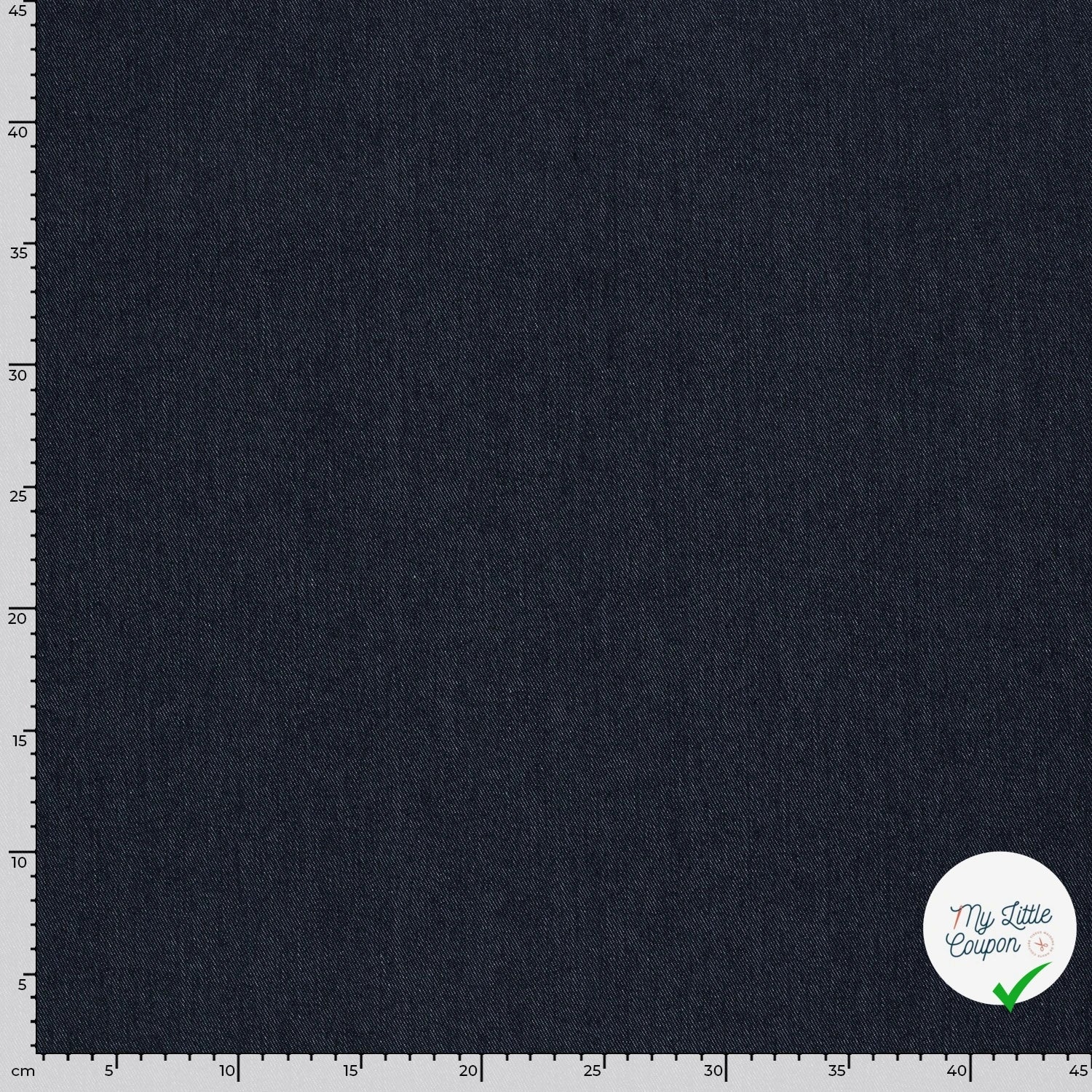 JEANS PRÉ-LAVÉ LOURD BLEU MARINE 90% COTON (108) - My Little Coupon