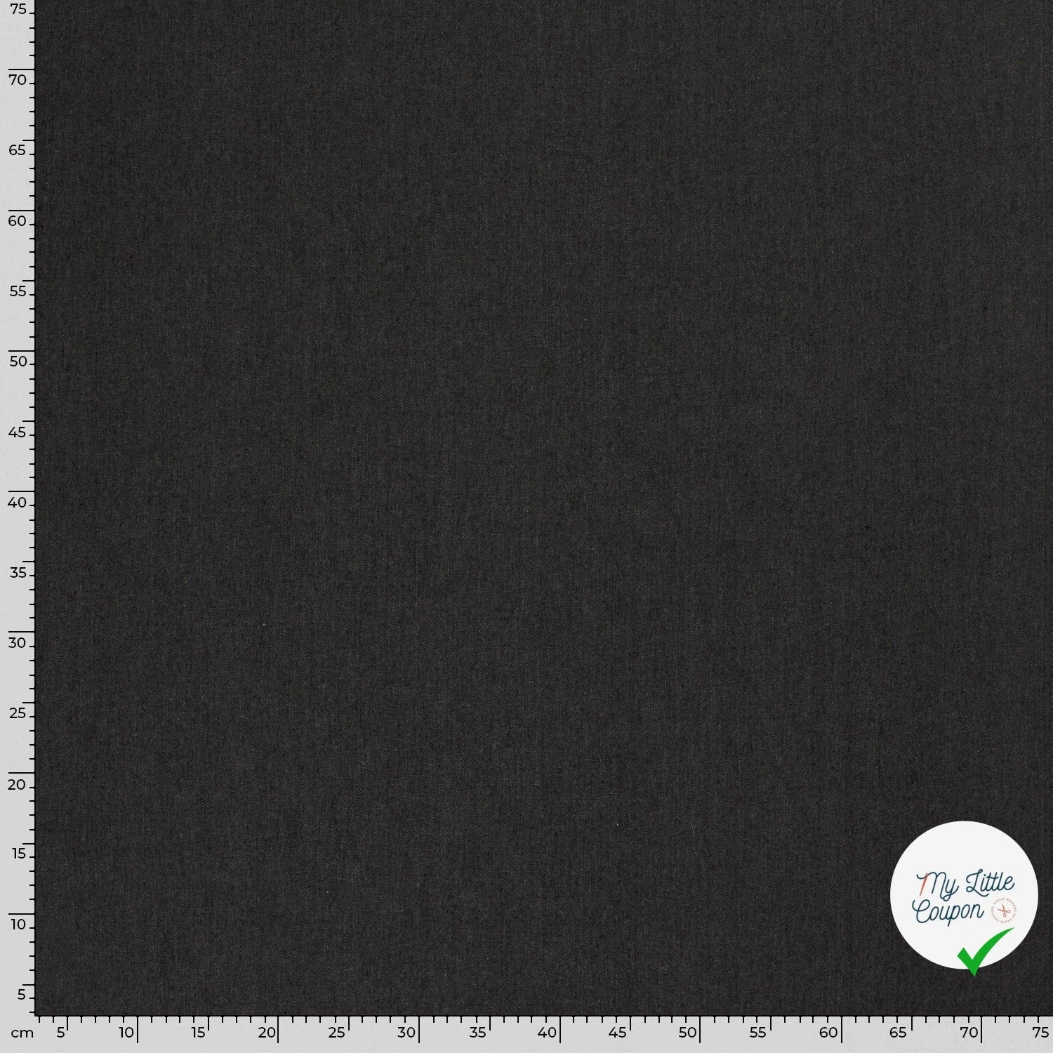 JEANS PRÉ-LAVÉ NOIR 100% COTON - My Little Coupon