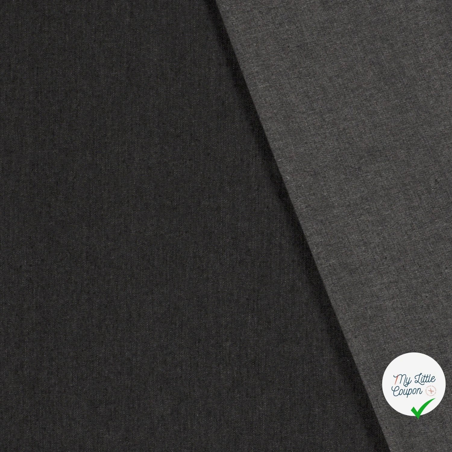 JEANS PRÉ-LAVÉ NOIR 100% COTON - My Little Coupon