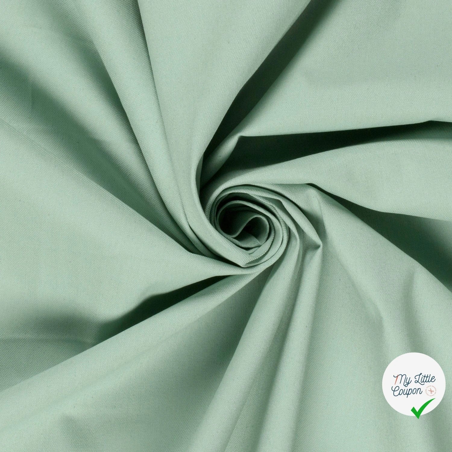 JEANS TISSU UNICOLORE VERT MENTHE - My Little Coupon